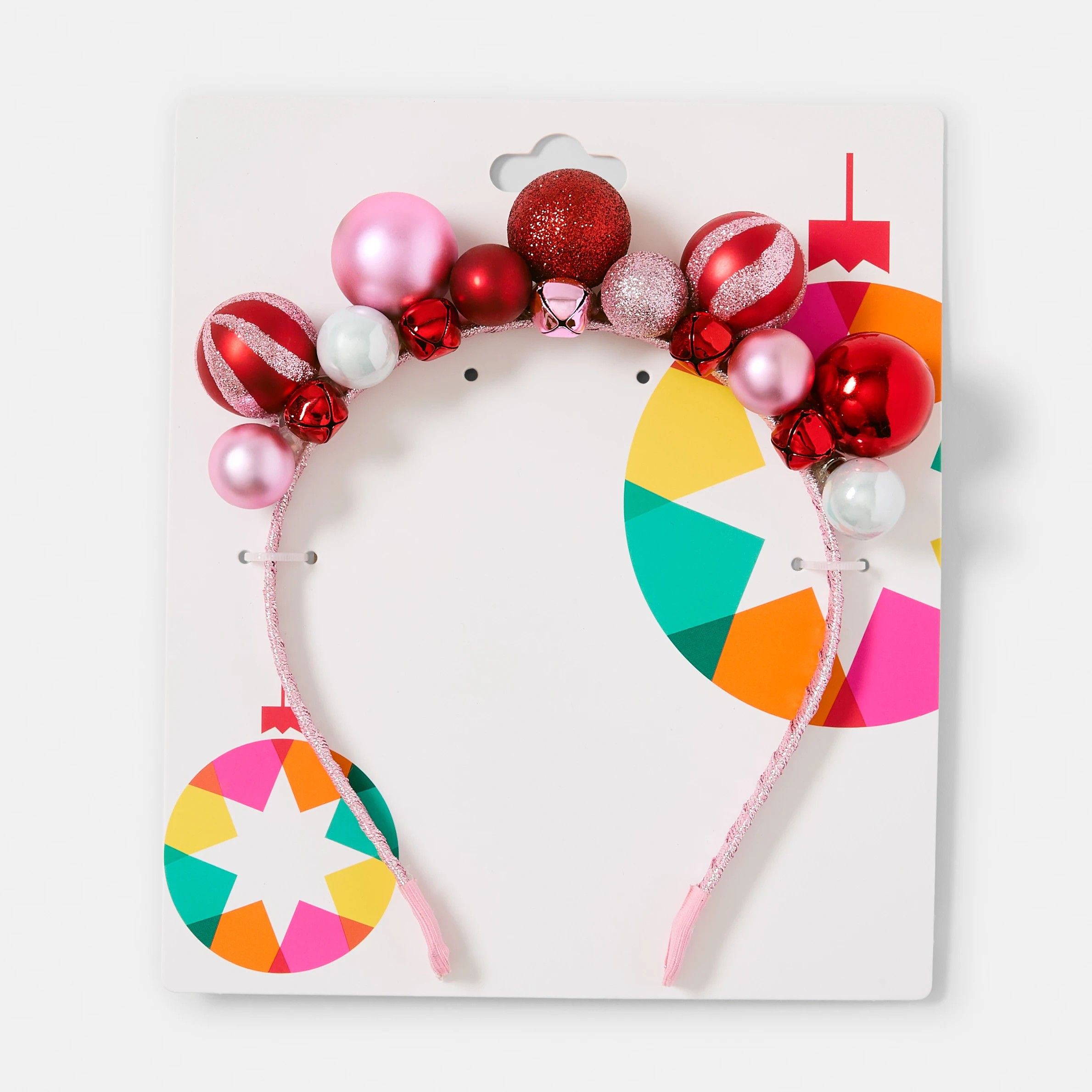 5 Christmas Candy Bauble Headband - Red, 5 of 5