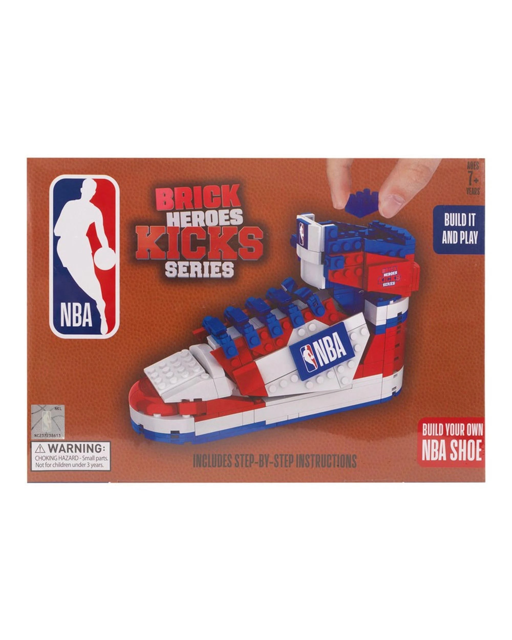 1 NBA Brick Heroes Kicks Series Large Build Your Own NBA Basketball Shoe, 1 of 3
