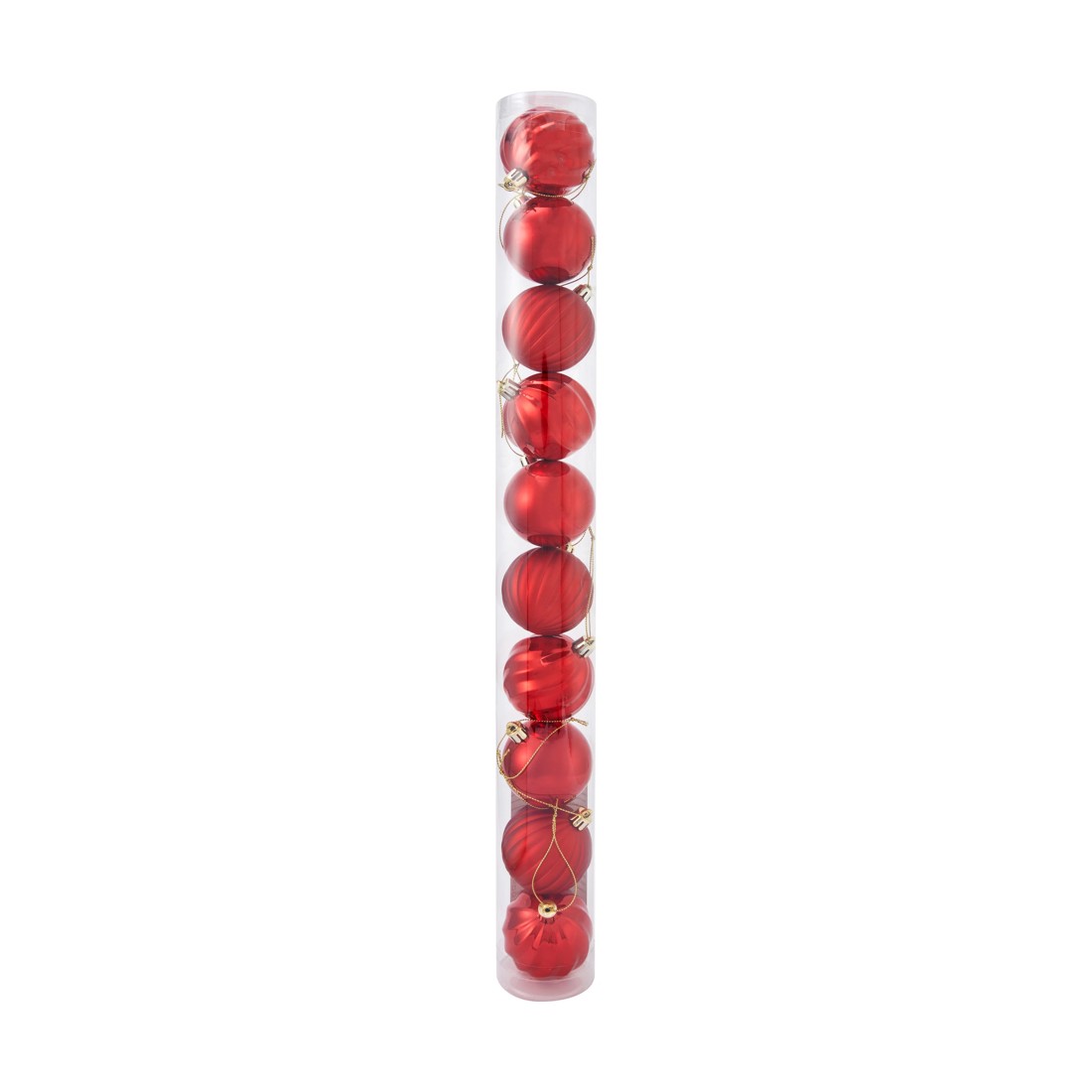 1 10 Pack 6cm Red Baubles, 1 of 7