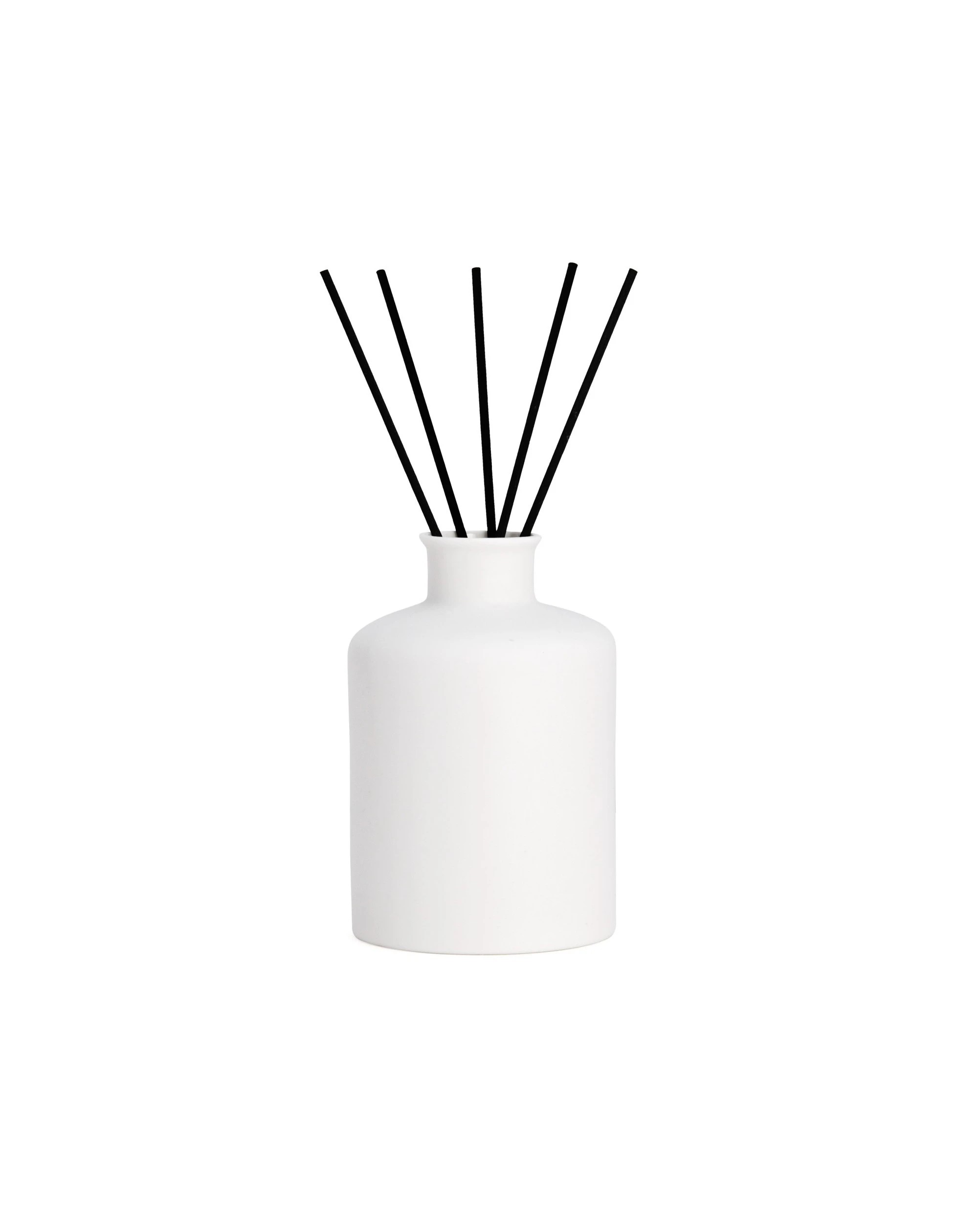 1 Cadence & Co. Overture Essential Oils Reed Diffuser Balance: Teak & Tobacco - White, 1 of 3