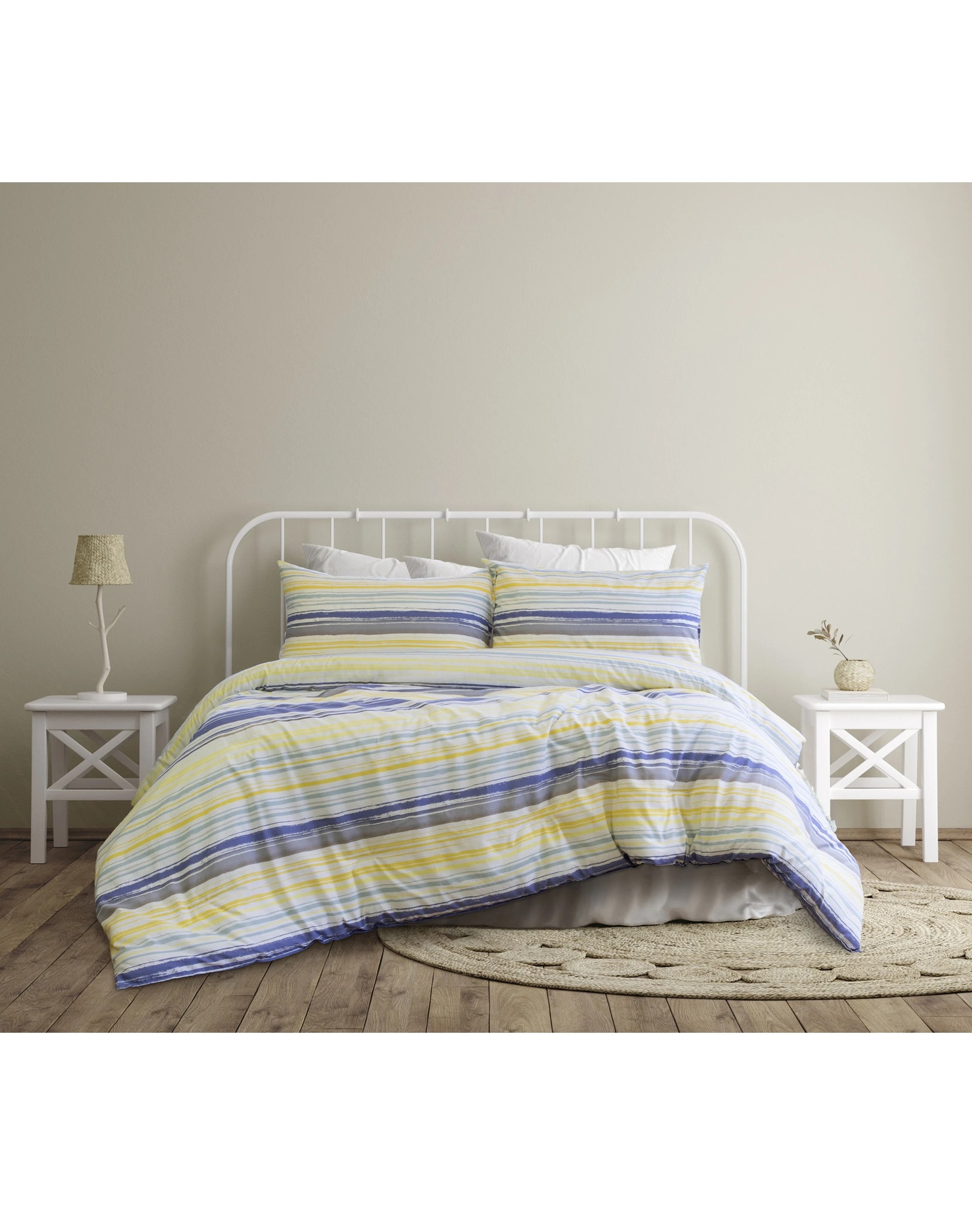 1 Ardor Boudoir Milford Quilt Cover Set King Seafoam - Multi, 1 of 4