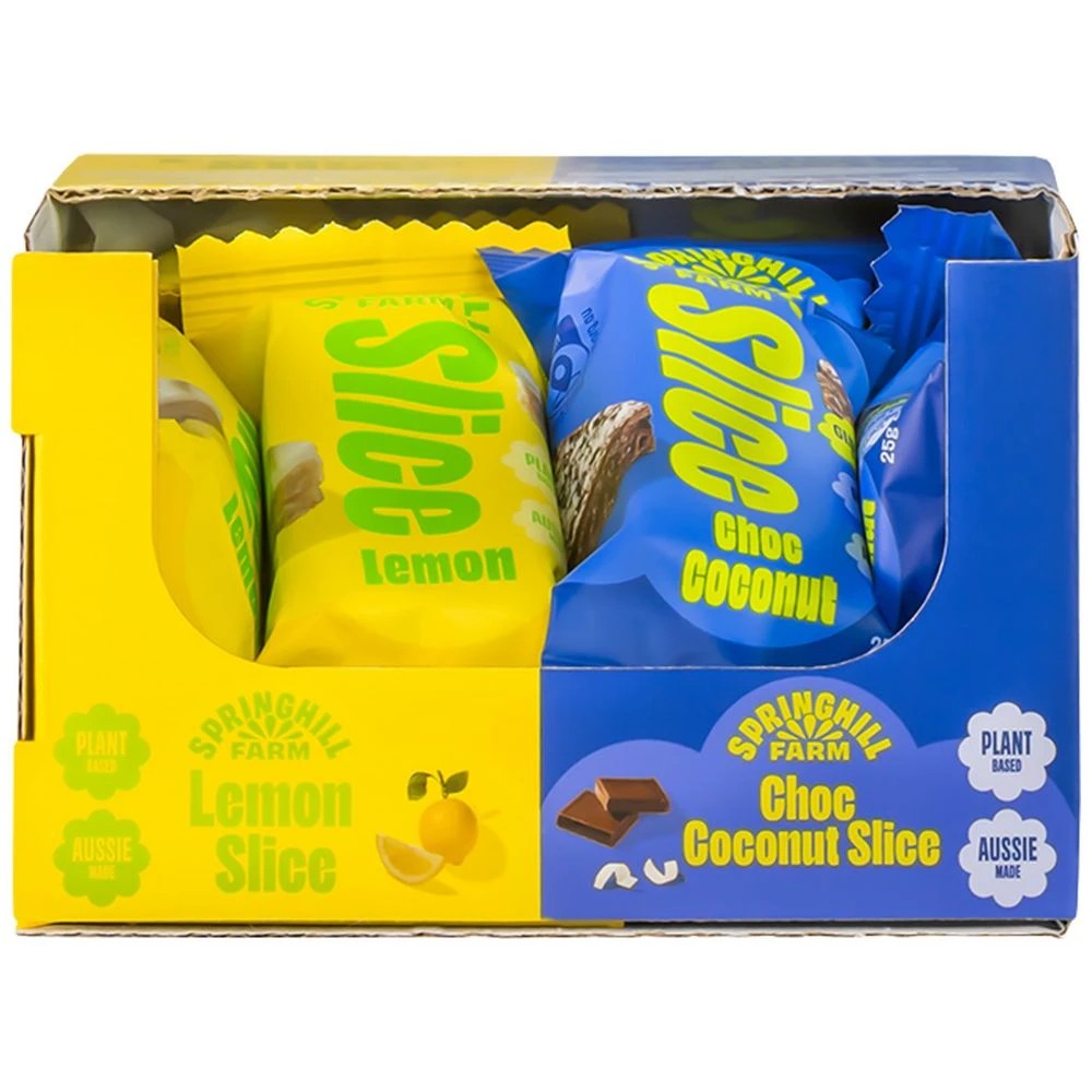 3 Springhill Farm SLICE Lemon & Choc Coconut 14 Pack, 3 of 3