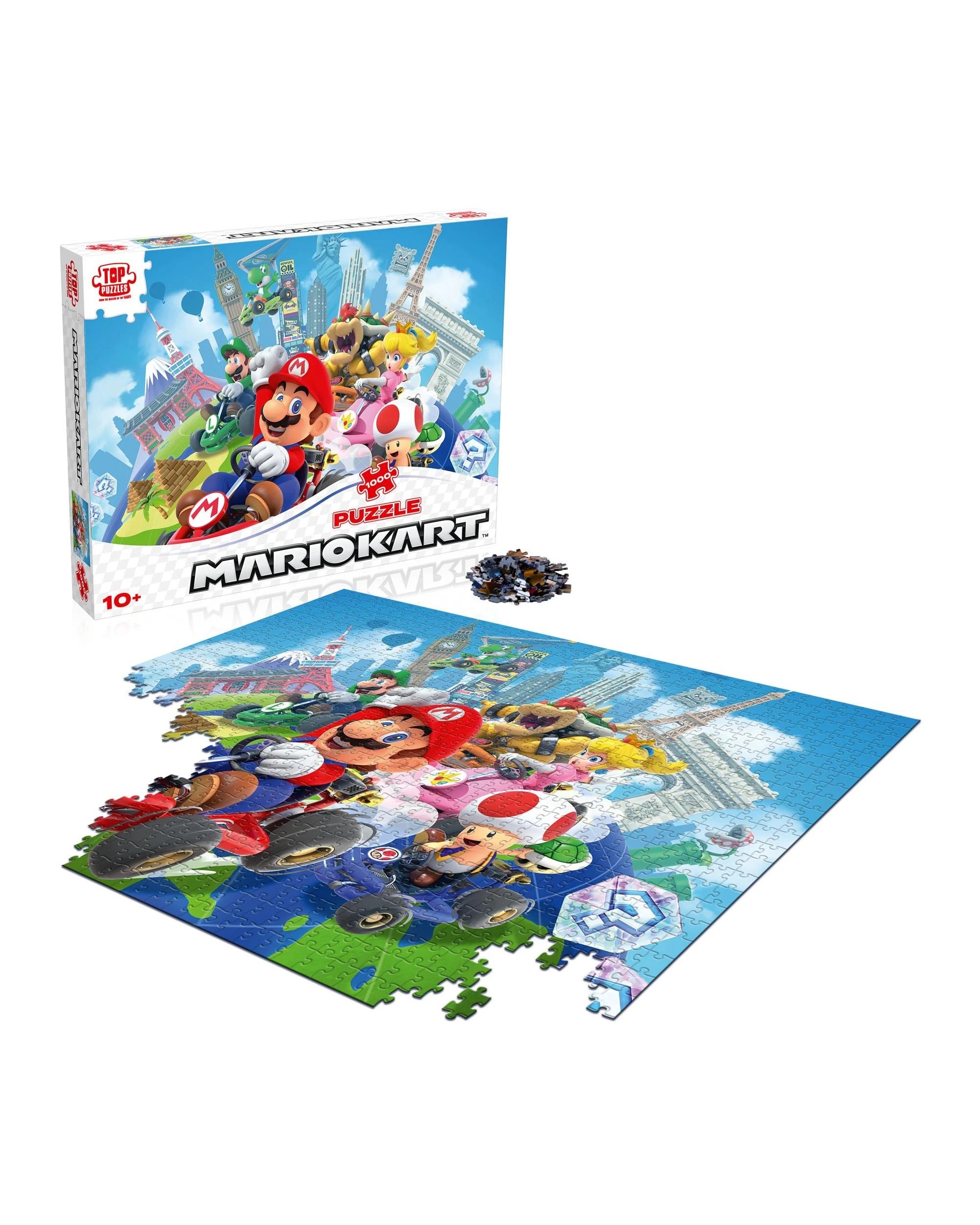 4 Mario Kart Around The World 1000 Piece Jigsaw Puzzle, 4 of 5