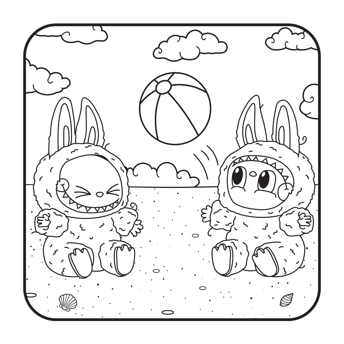 2 Lafufu Cosy Colouring - Book, 2 of 5