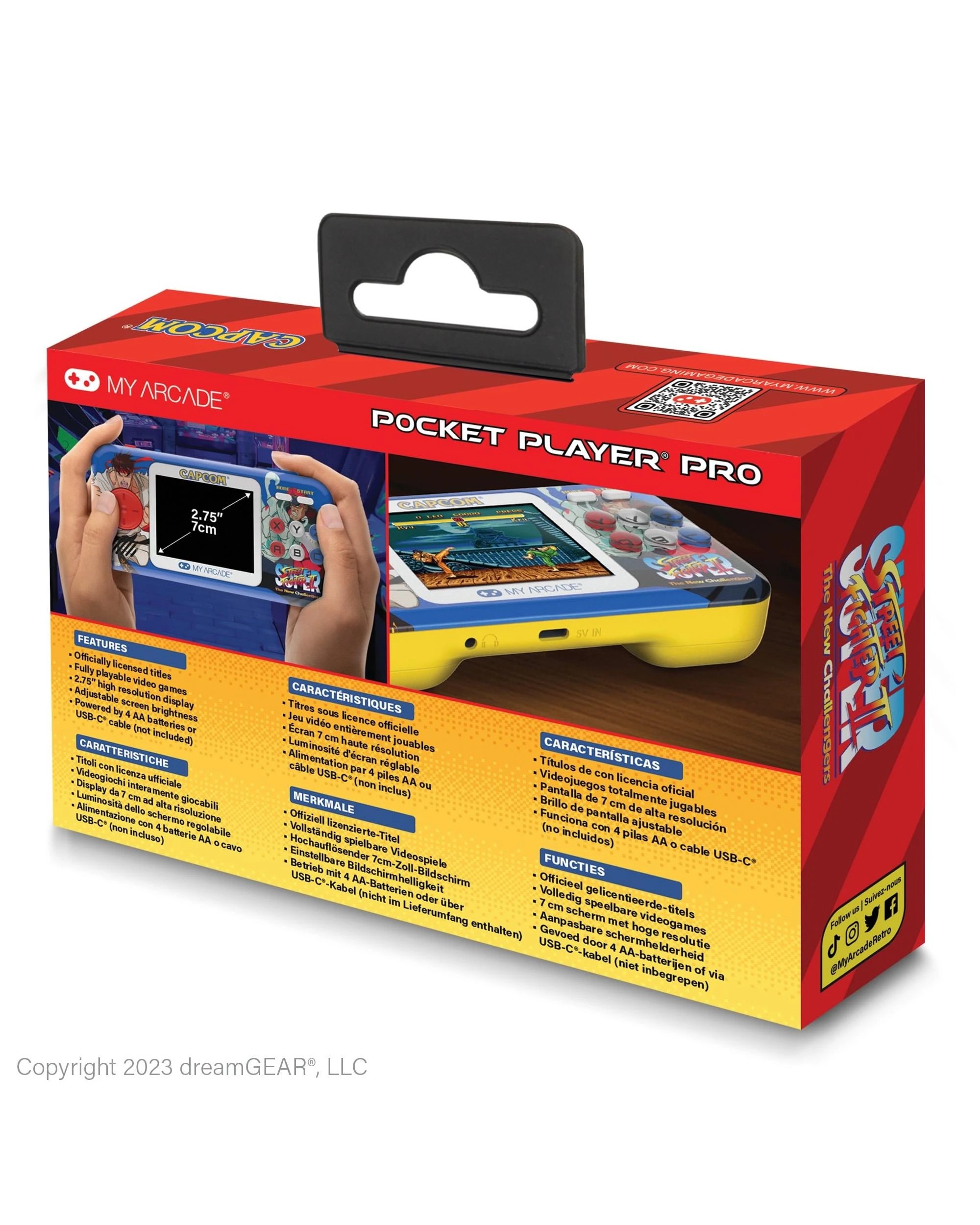 6 My Arcade Super Street Fighter II Pocket Player Pro, 6 of 10