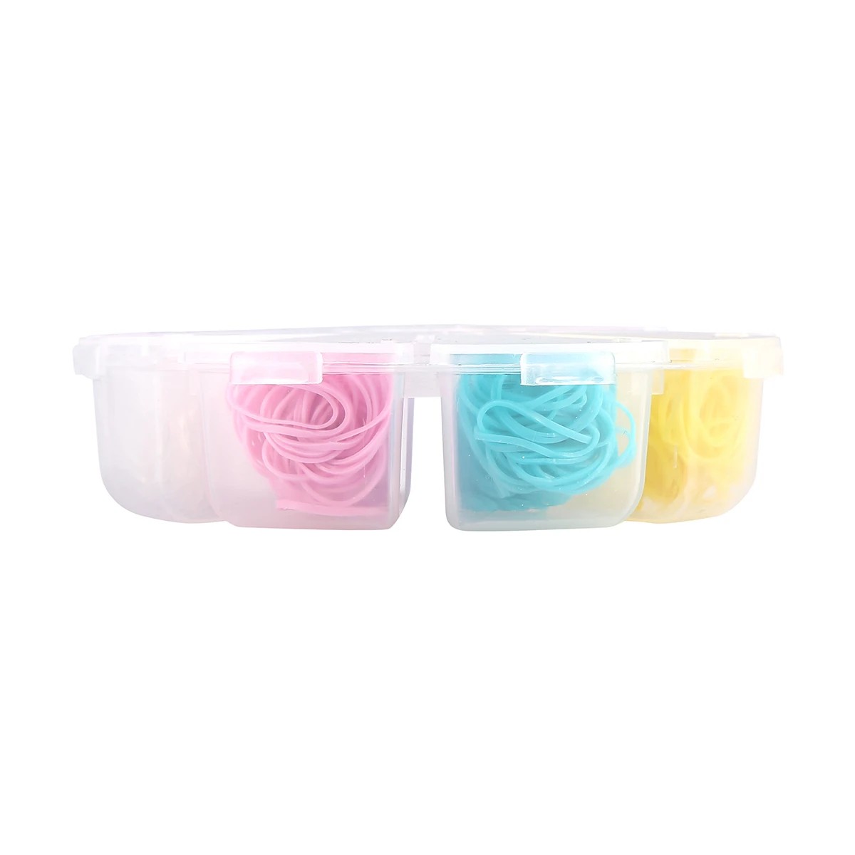 5 Silicone Hair Ties - Rainbow, 5 of 5