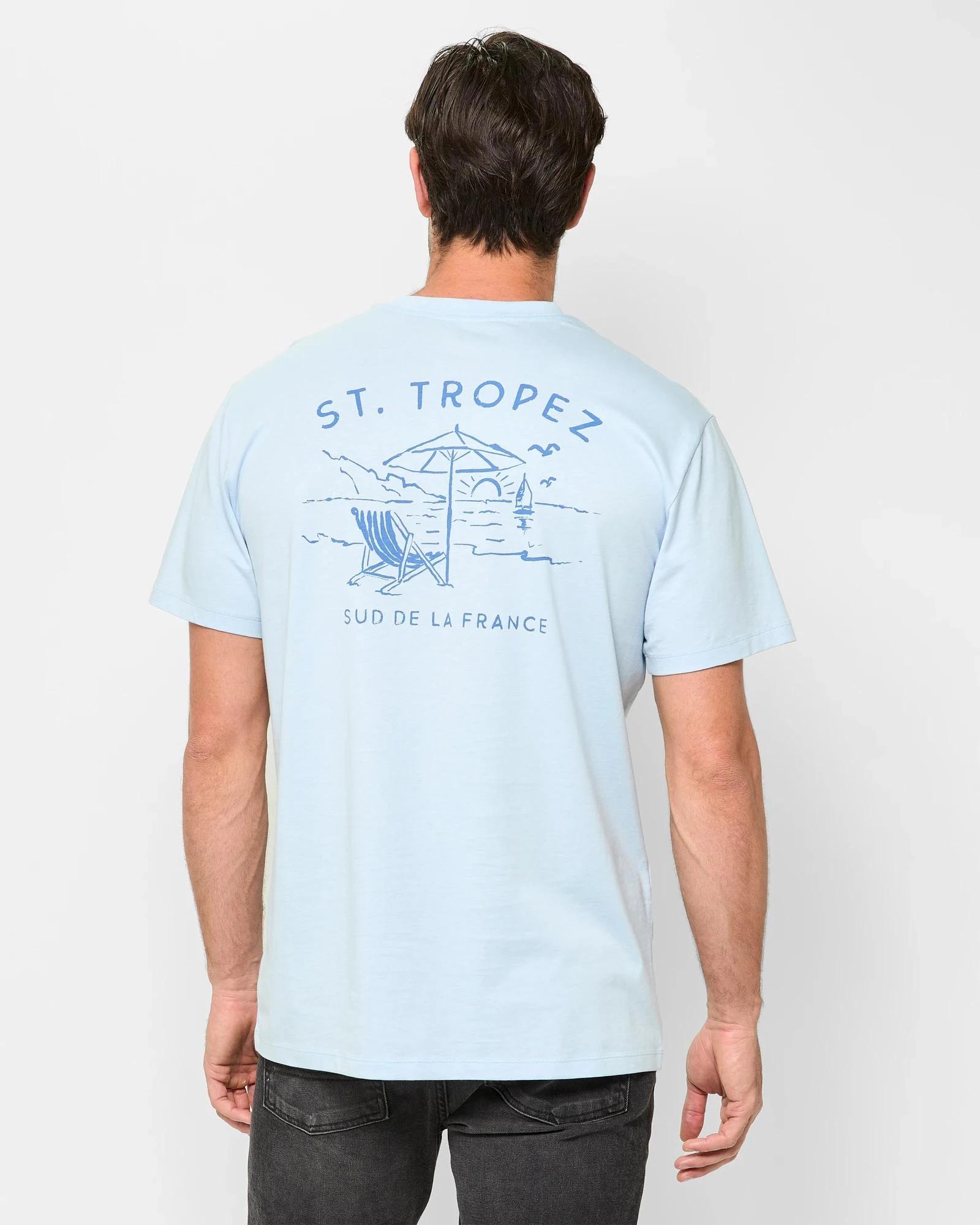 4 Target Australian Cotton Vacation Print T-Shirt LIGHT BLUE, 4 of 5