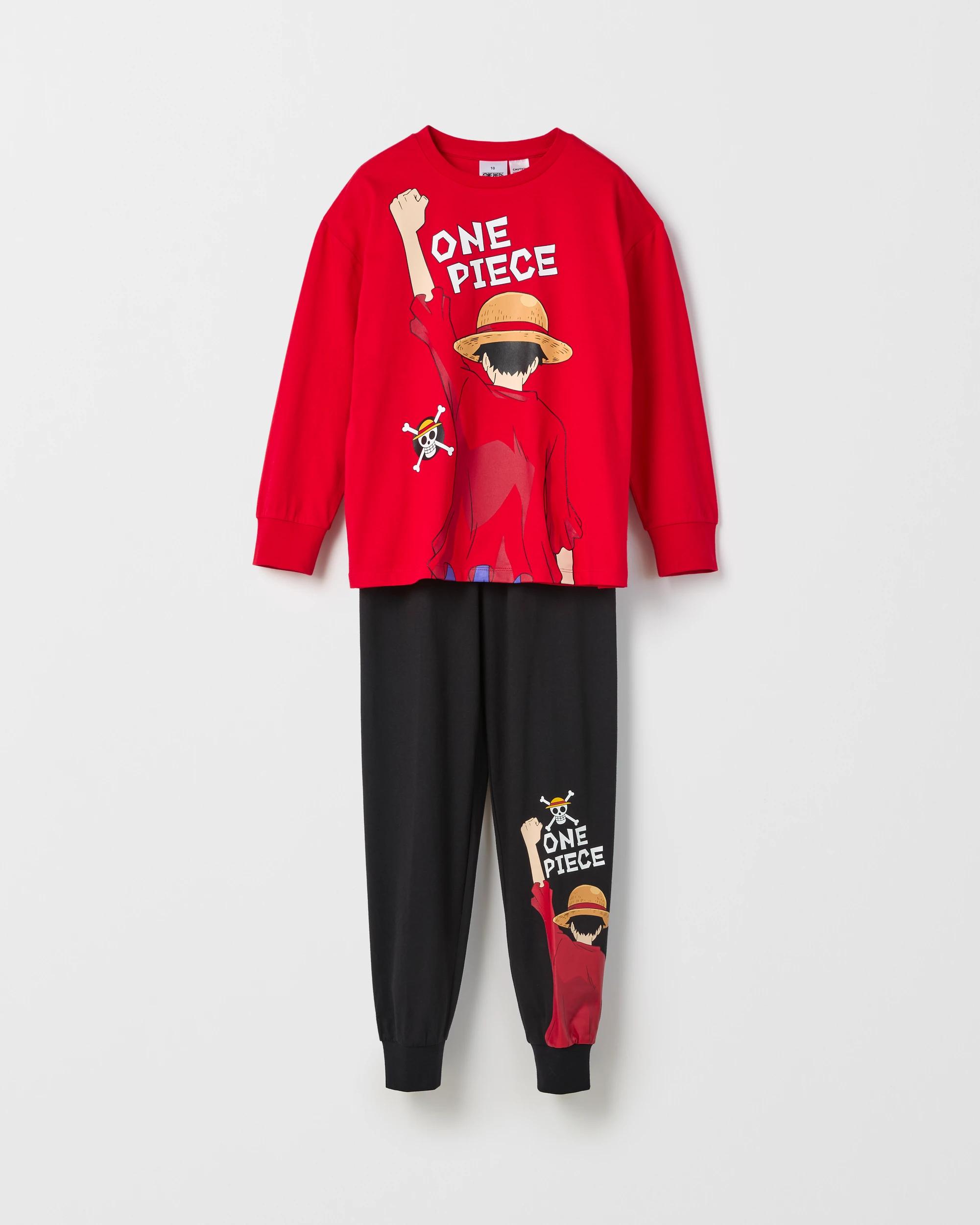 1 One Piece Australian Cotton Jersey Knit Older Boys Pyjama Set ONE PIECE, 1 of 3