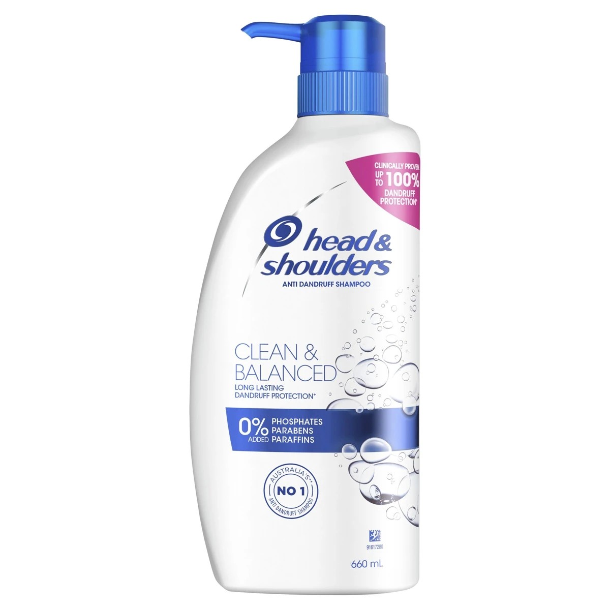 1 Head & Shoulders Clean and Balanced Anti-Dandruff Shampoo 660ml, 1 of 7