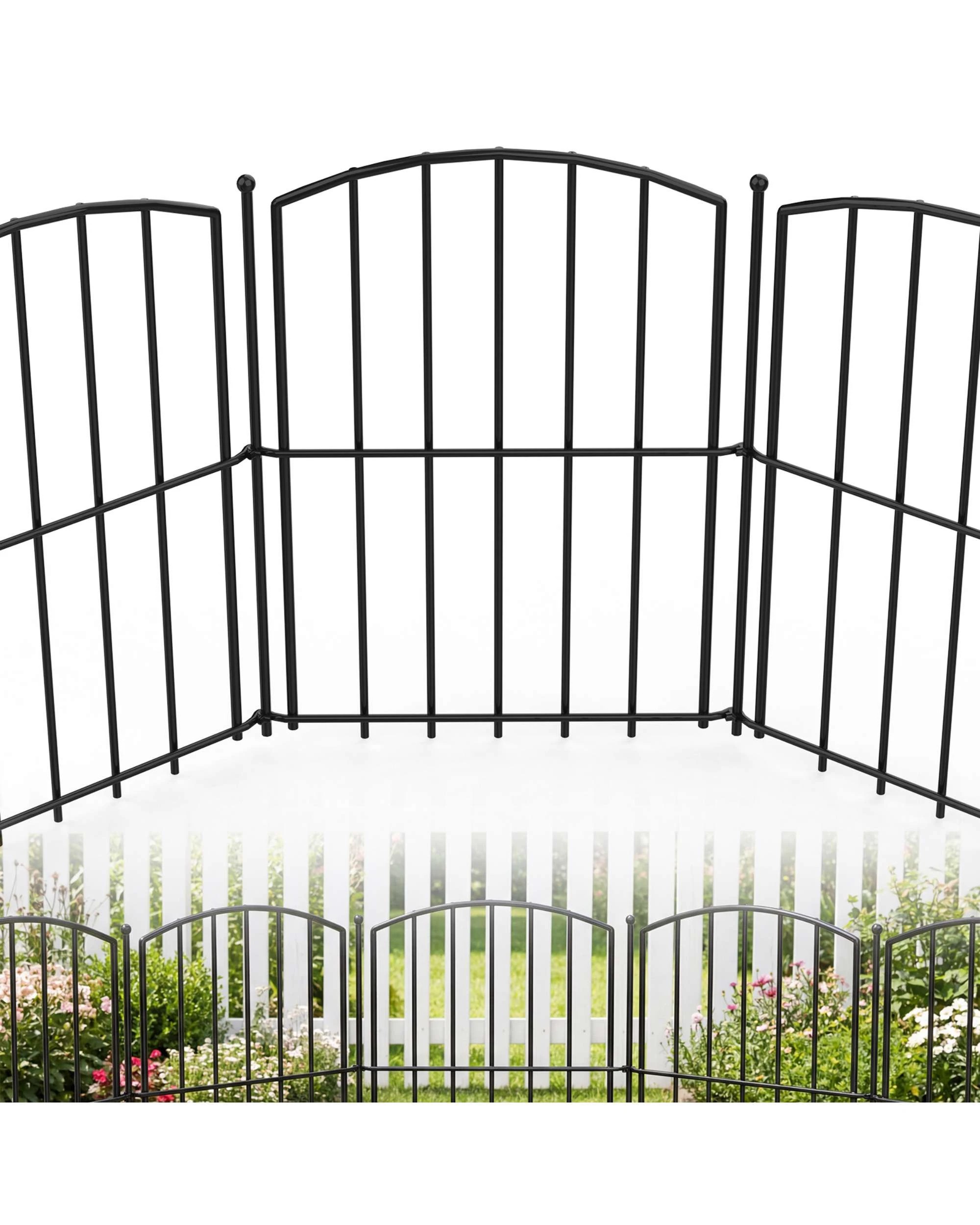 3 Advwin Garden Fence DIY Flower Bed Pet Barrier Border, 3 of 9