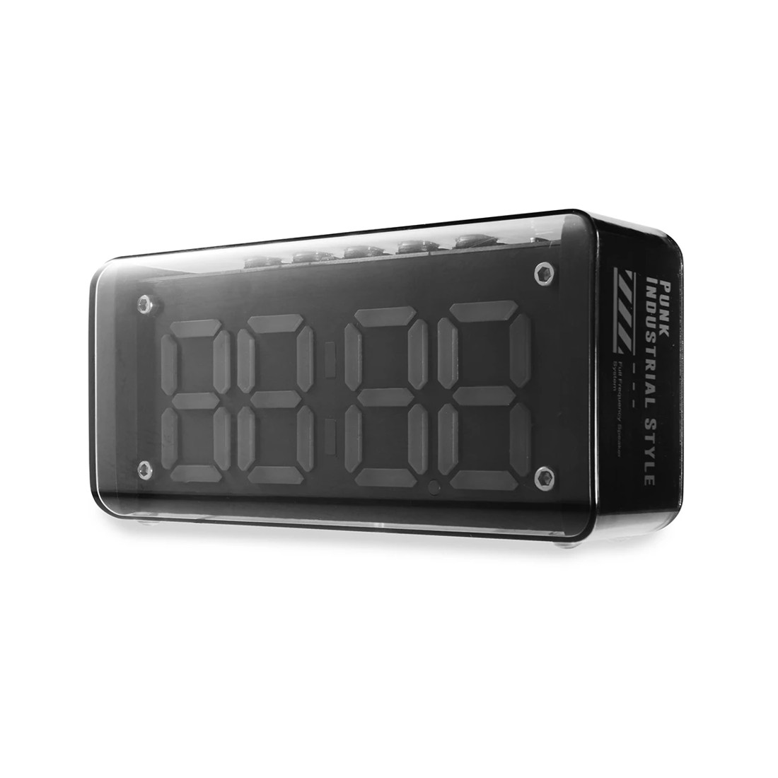4 Clock Radio Bluetooth Speaker - Black, 4 of 10