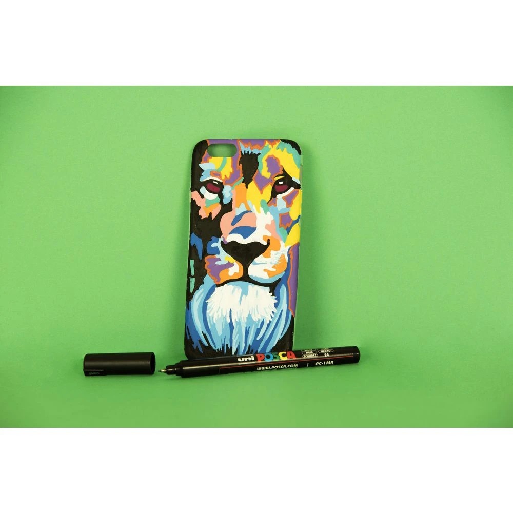 6 POSCA PC 1MR Paint Marker Glacier Blue, 6 of 6