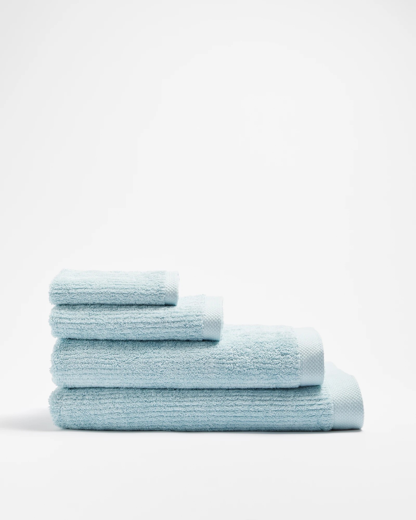 3 Target Australian Cotton Ribbed Hand Towel - Piper
 - Blue, 3 of 3