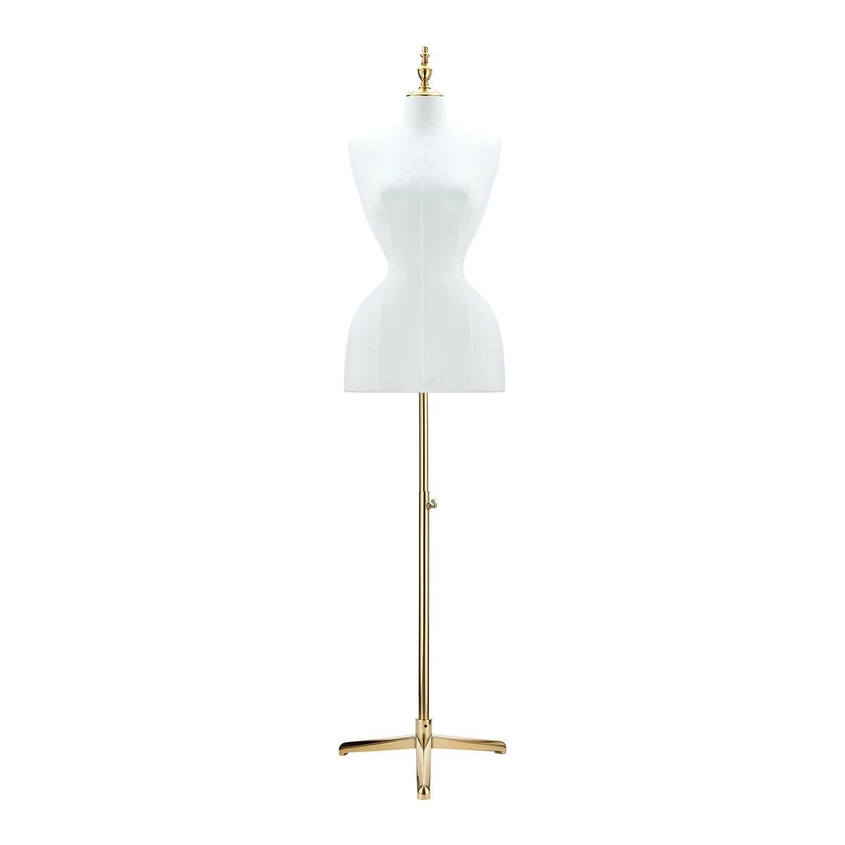 1 Ausway Adjustable Pinnable Female Mannequin Women Dress Form Dummy with Stand for Clothes Sewing Display, 1 of 6