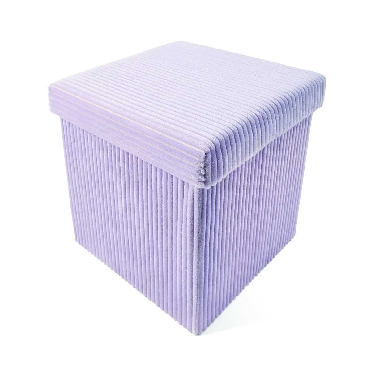 4 Square Storage Ottoman - Purple, 4 of 10