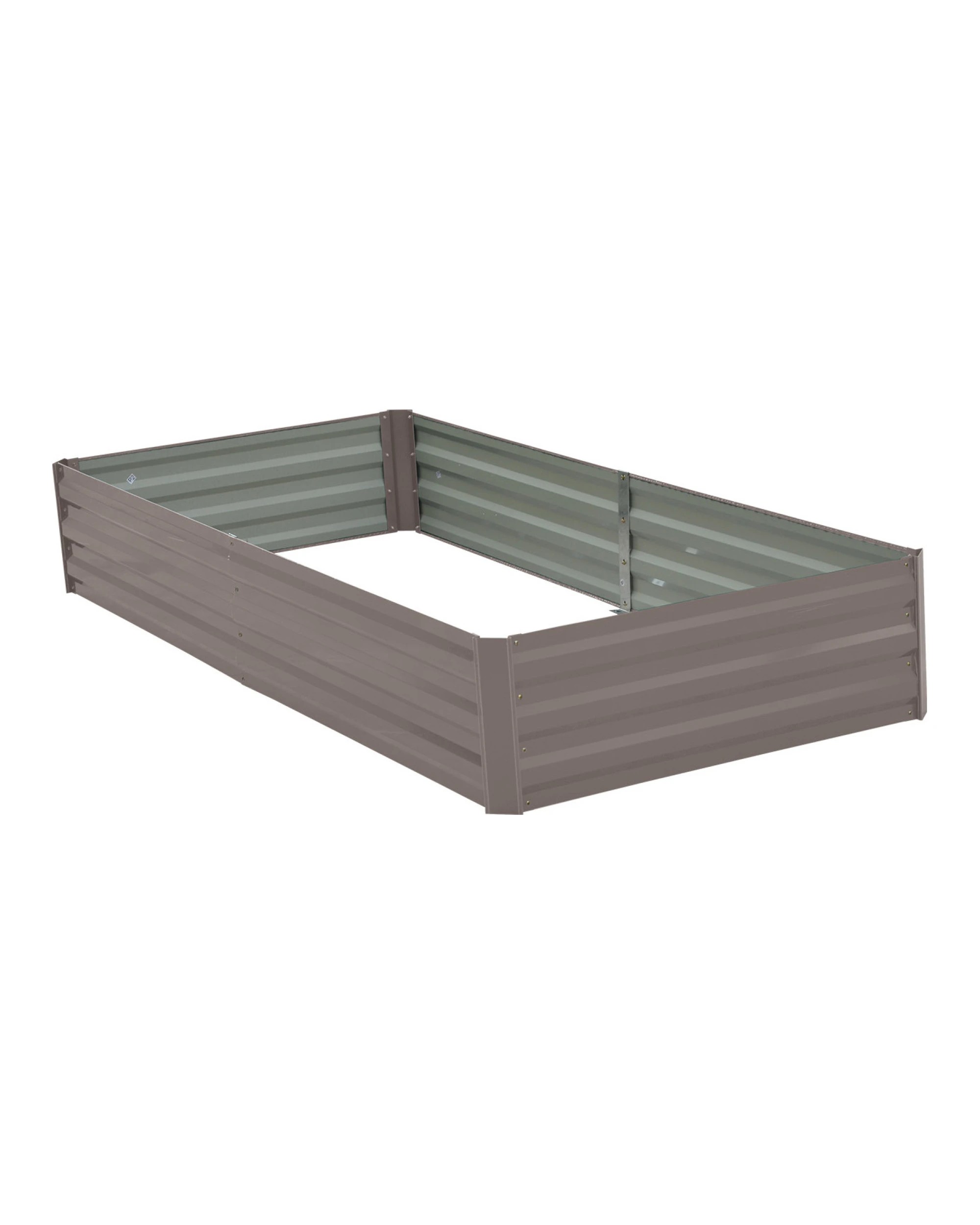 5 Wallaroo Galvanized Steel Raised Garden Bed 210 x 90 x 30cm Plants Vegetables Herbs Flowers - Grey, 5 of 5