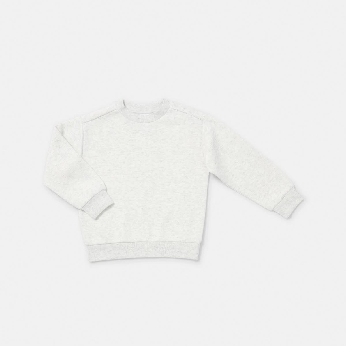 7 Crew Neck Sweater Wht Marle, 7 of 8