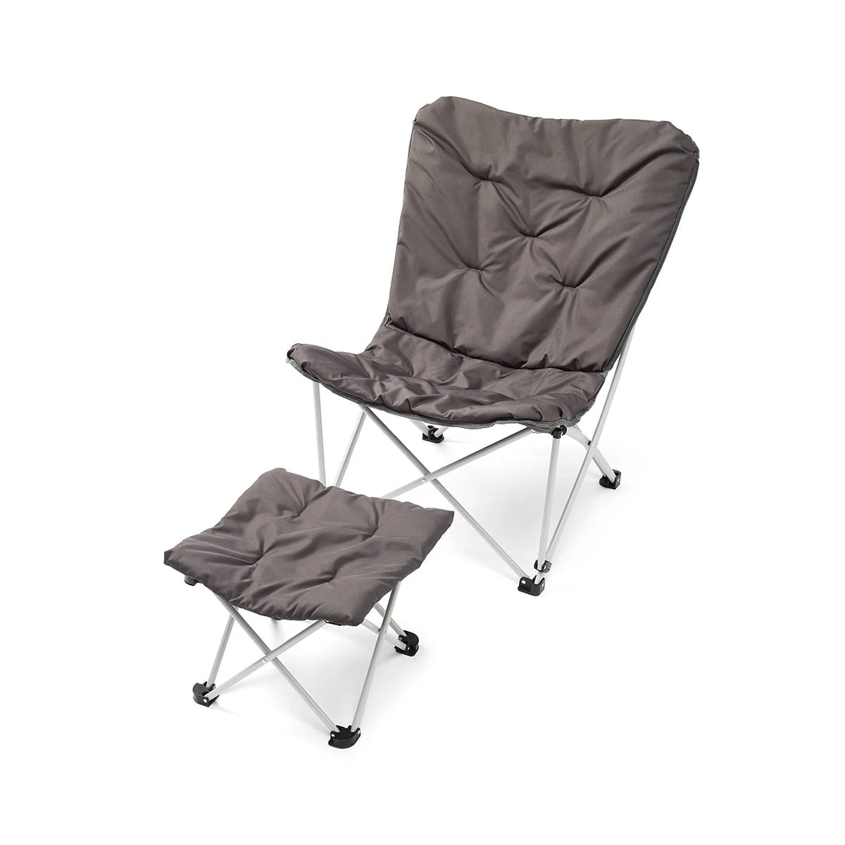 2 Halfmoon Chair with Stool, 2 of 10