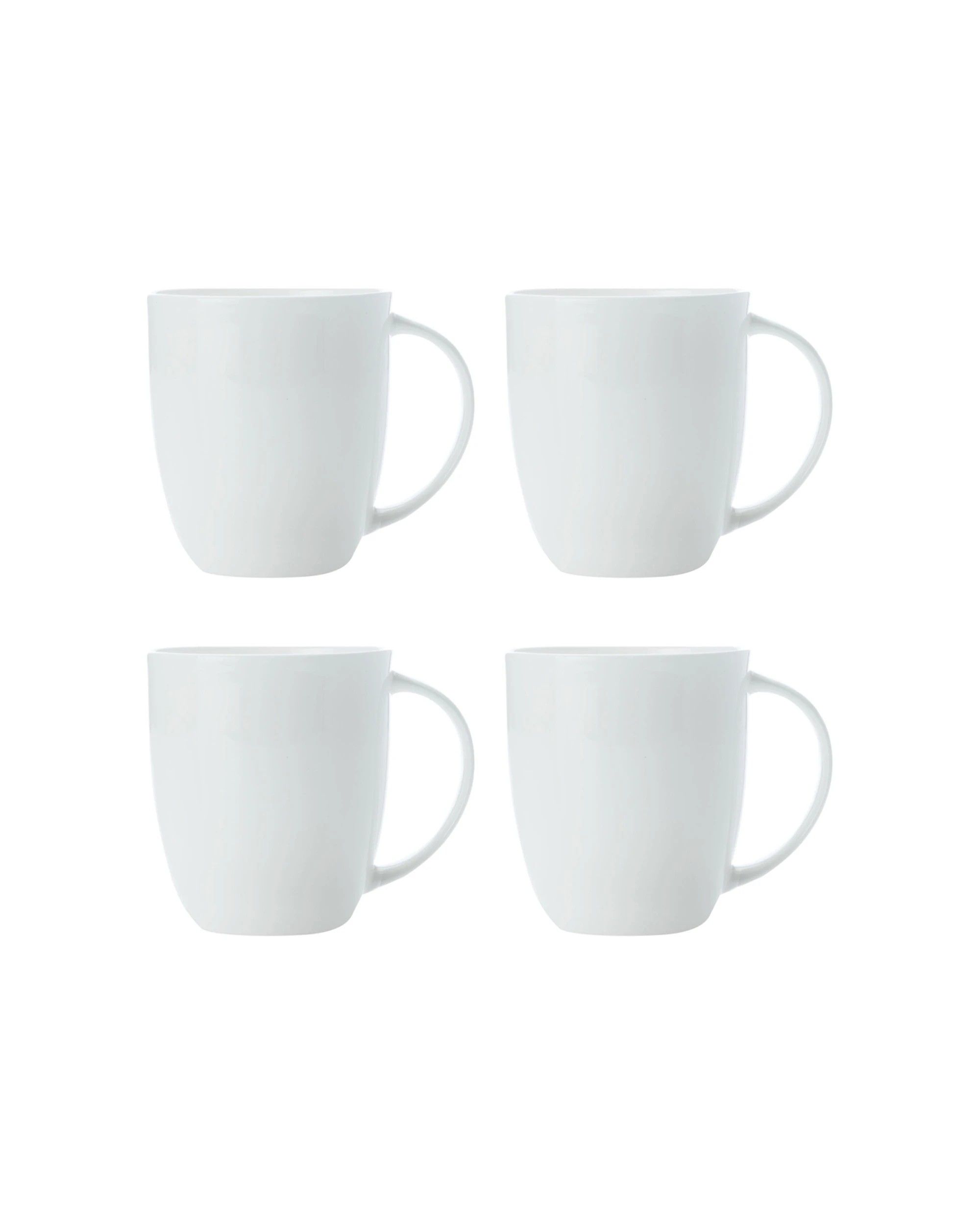 1 Maxwell & Williams 4PK Cashmere Coupe Mug Fine Bone China 420ml Porcelain Set - White, 1 of 2