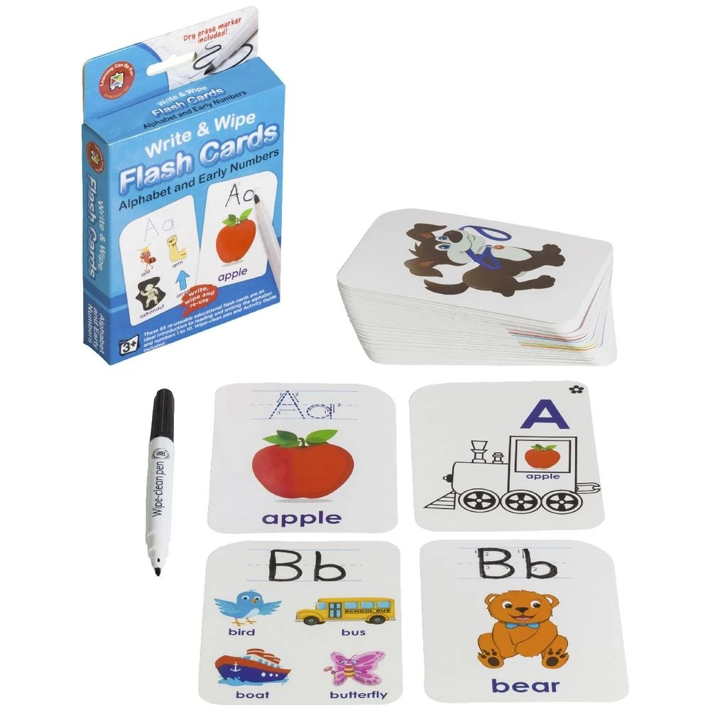 2 Learning Can Be Fun Write & Wipe Alphabet Flash Cards, 2 of 2