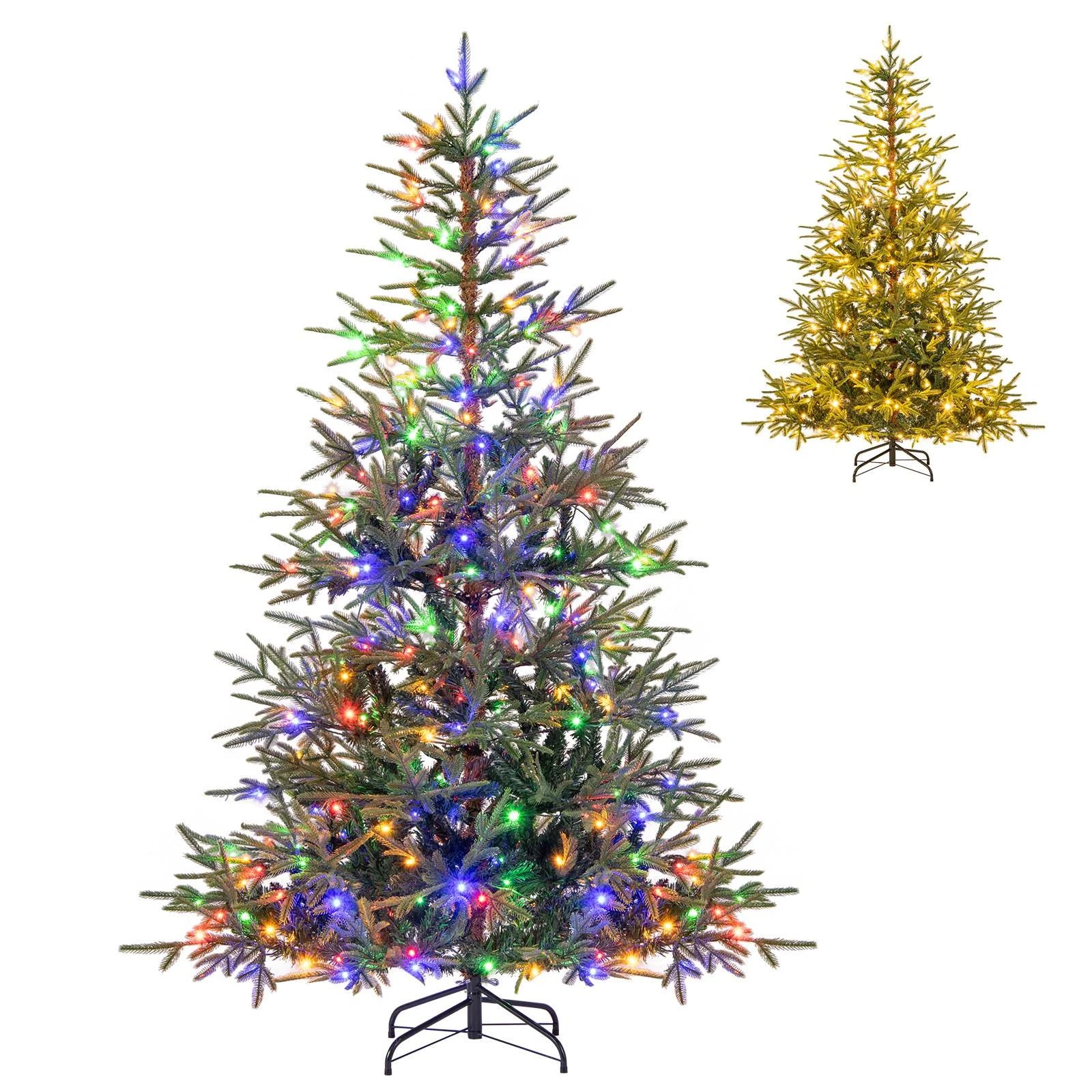 1 Costway 1.8M Christmas Tree 11 Light Mode 530 PE Tips Xmas Tree Decor Gift, 1 of 4