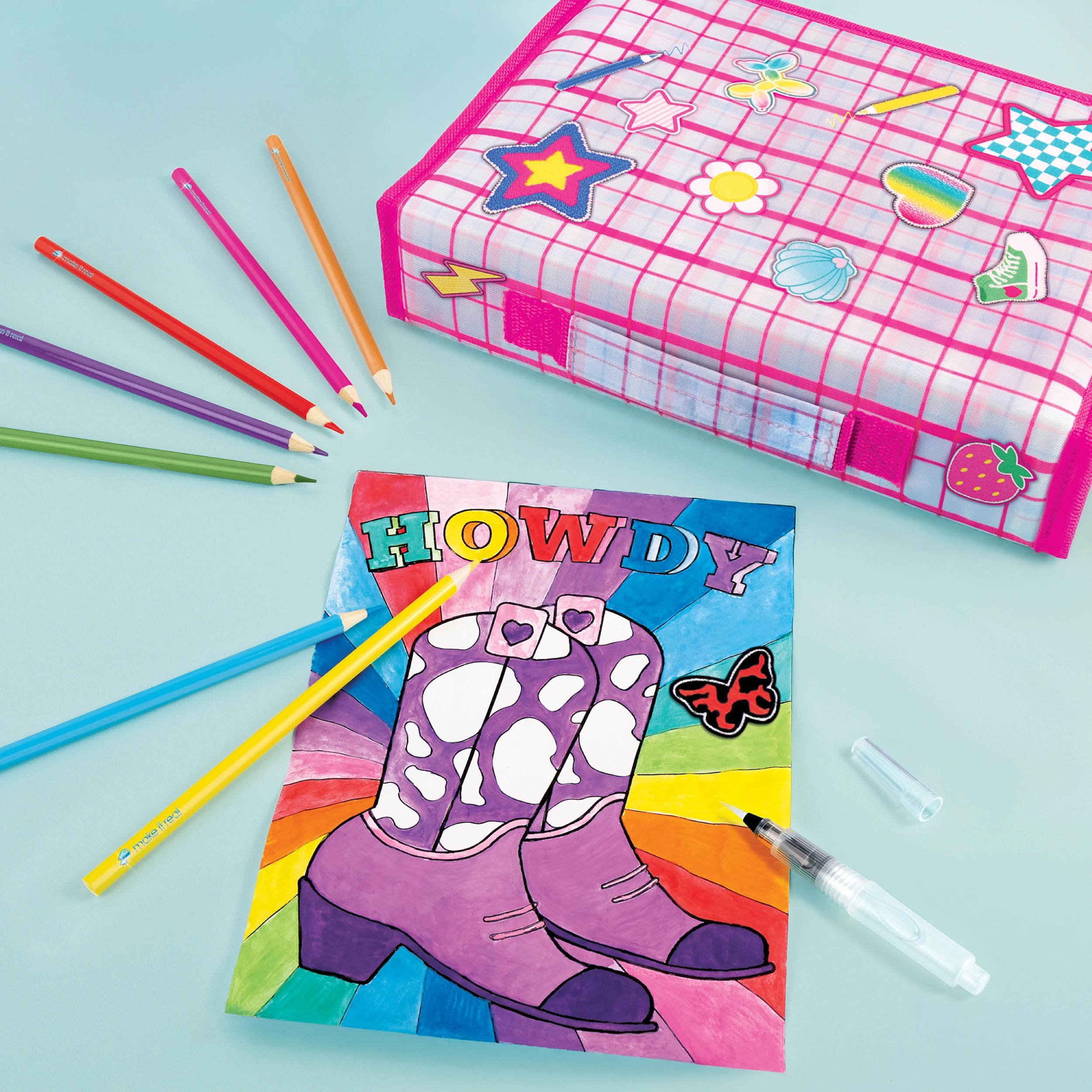 5 Make It Real Creative Artist Suitcase Art Set - Multi, 5 of 5