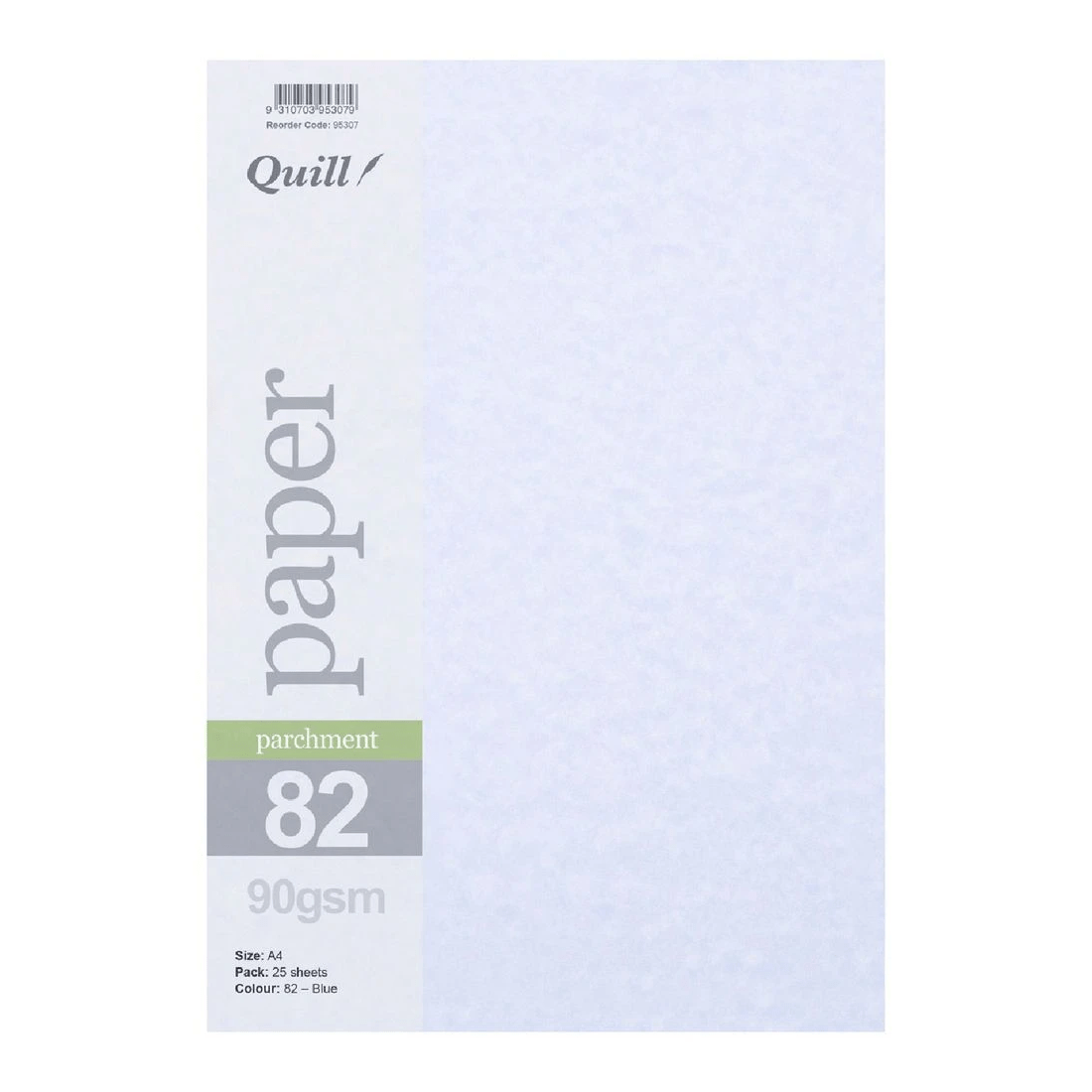 1 Quill Parchment 90gsm A4 Paper Blue 25 Pack, 1 of 1