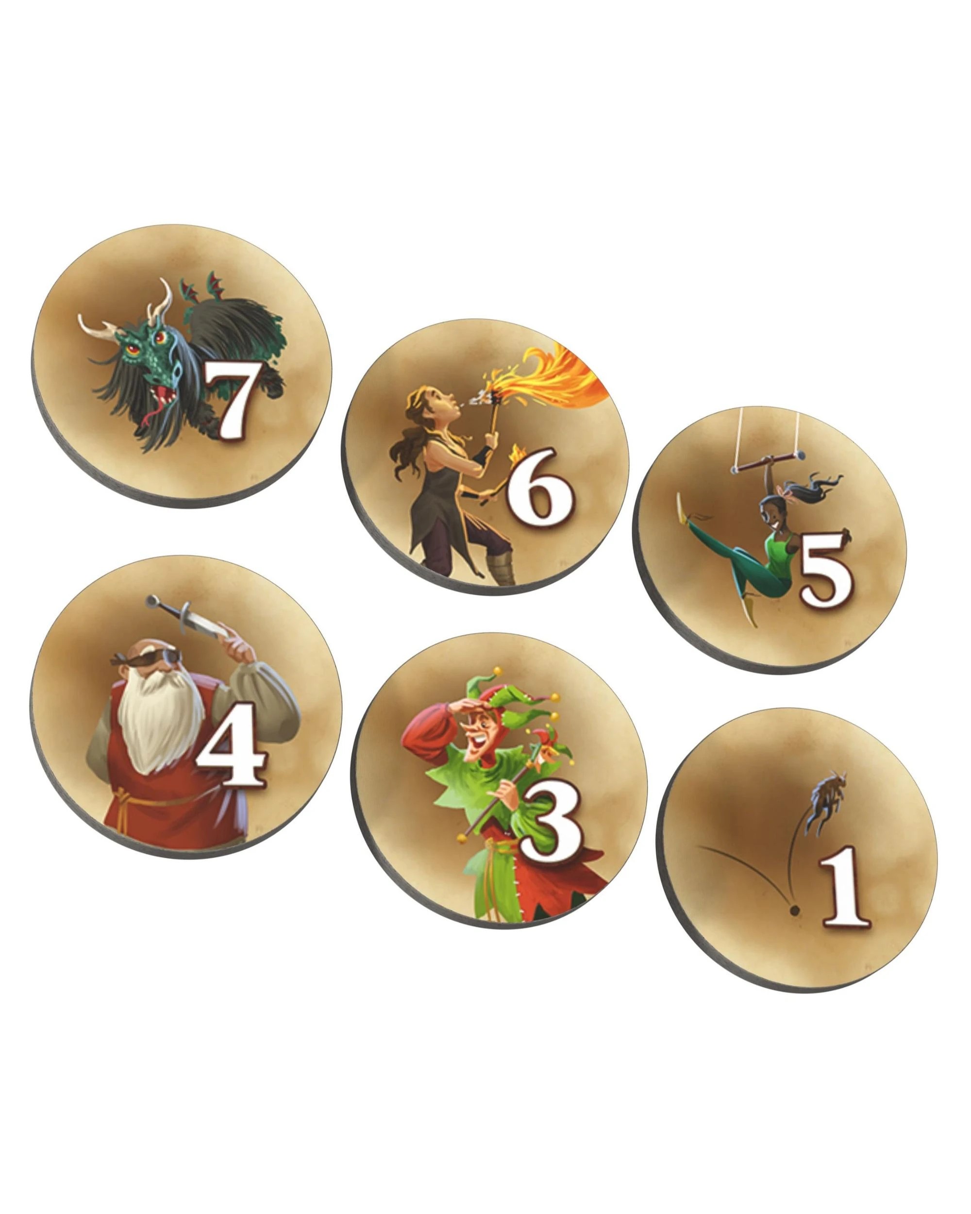 6 Carcassonne Circus and Artists Expansion 10 - 2025 Redesign -  Board Game, 6 of 8