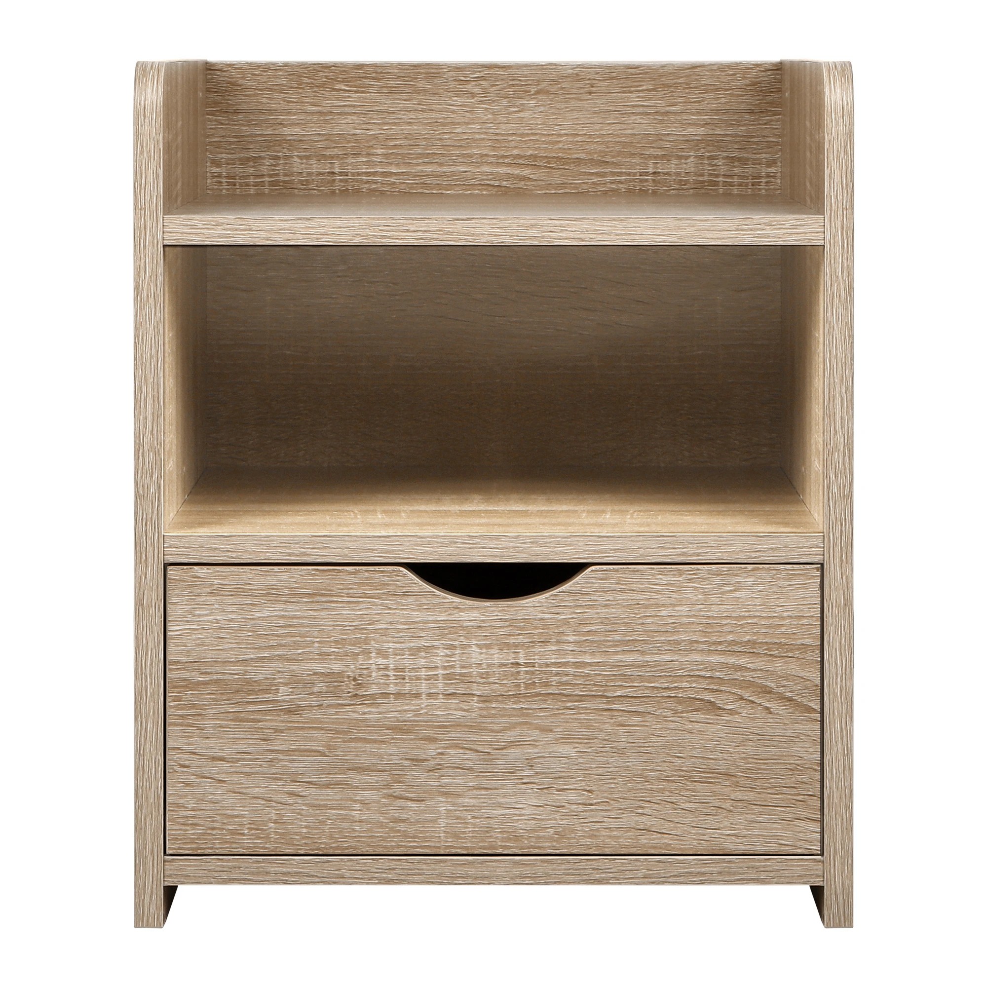 3 Alfordson Bedside Table Nightstand Storage Cabinet Side End Drawers - Wood, 3 of 10