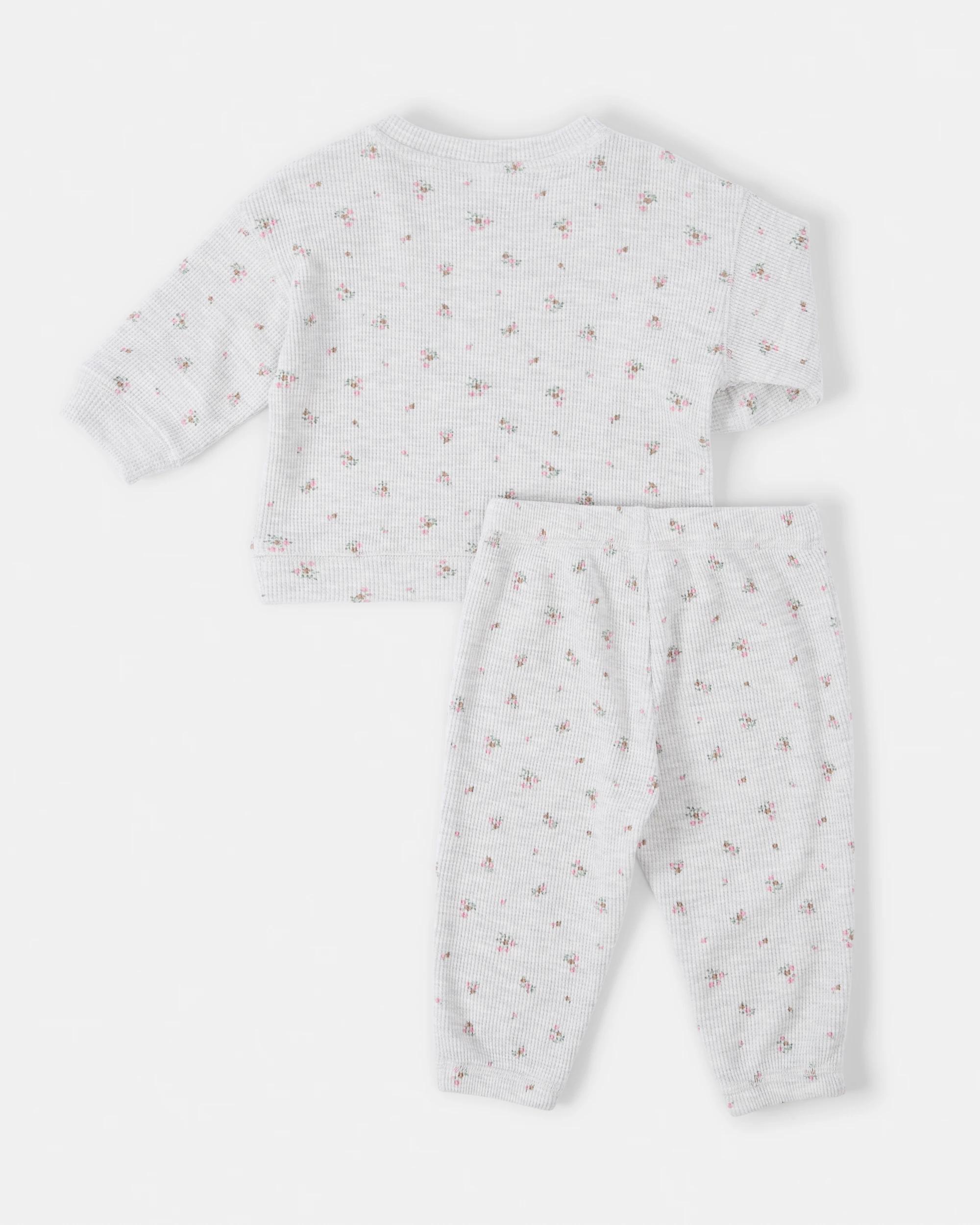 2 Waffle Set Gry Ditsy, 2 of 6