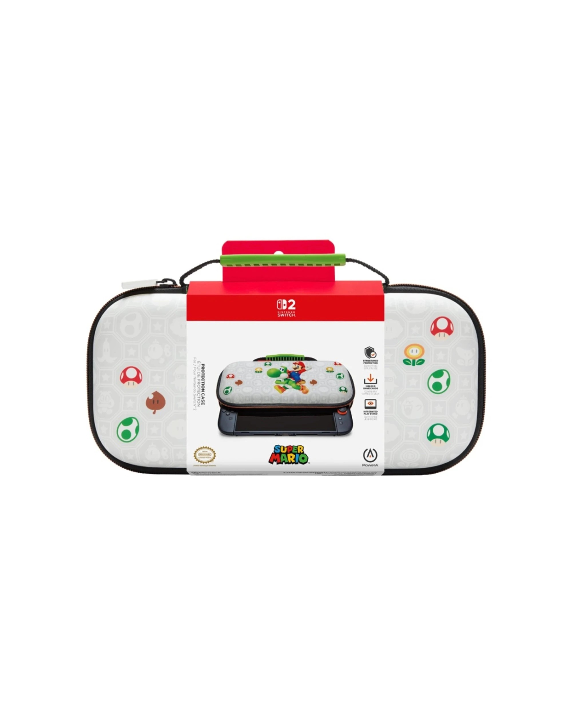 3 PowerA Mario & Yoshi Nintendo Switch 2 Soft Fabric Lining Protection Case - Multi, 3 of 5