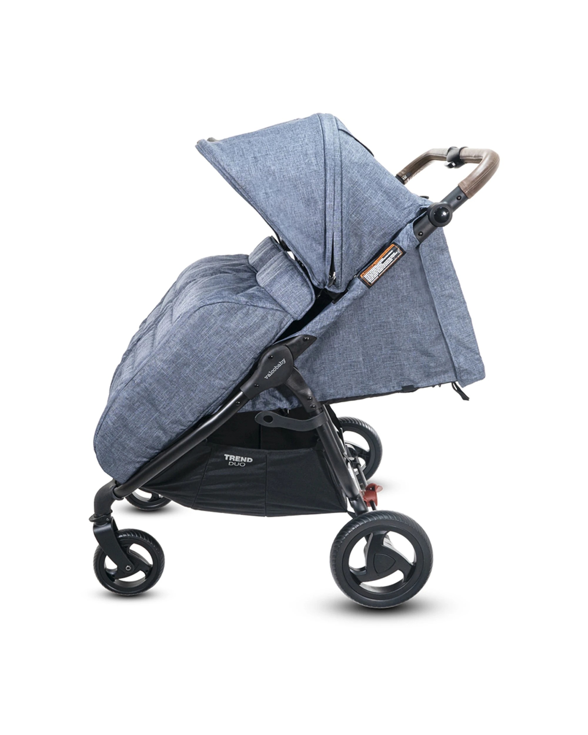 2 Veebee Pram Stroller Quilted Boot Cover Quick Release For Trend Duo - Blue, 2 of 3