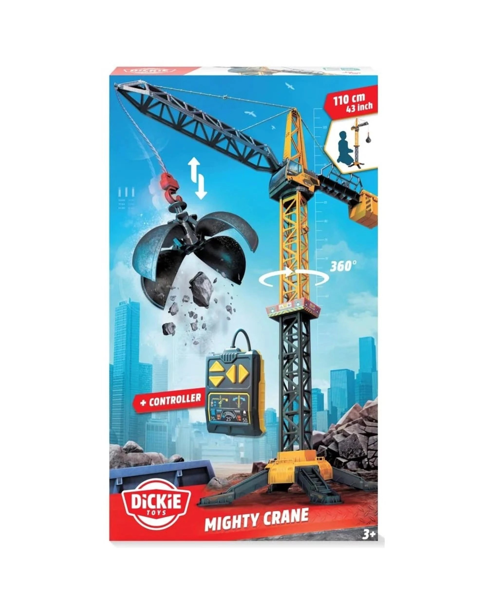 7 Dickie Toys Might Crane 110cm Remote Controlled Crane, 7 of 7