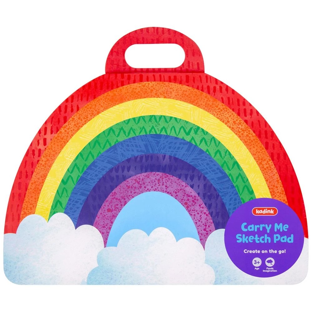 1 Kadink Carry-Me Sketch Pad Rainbow 50 Sheets, 1 of 3