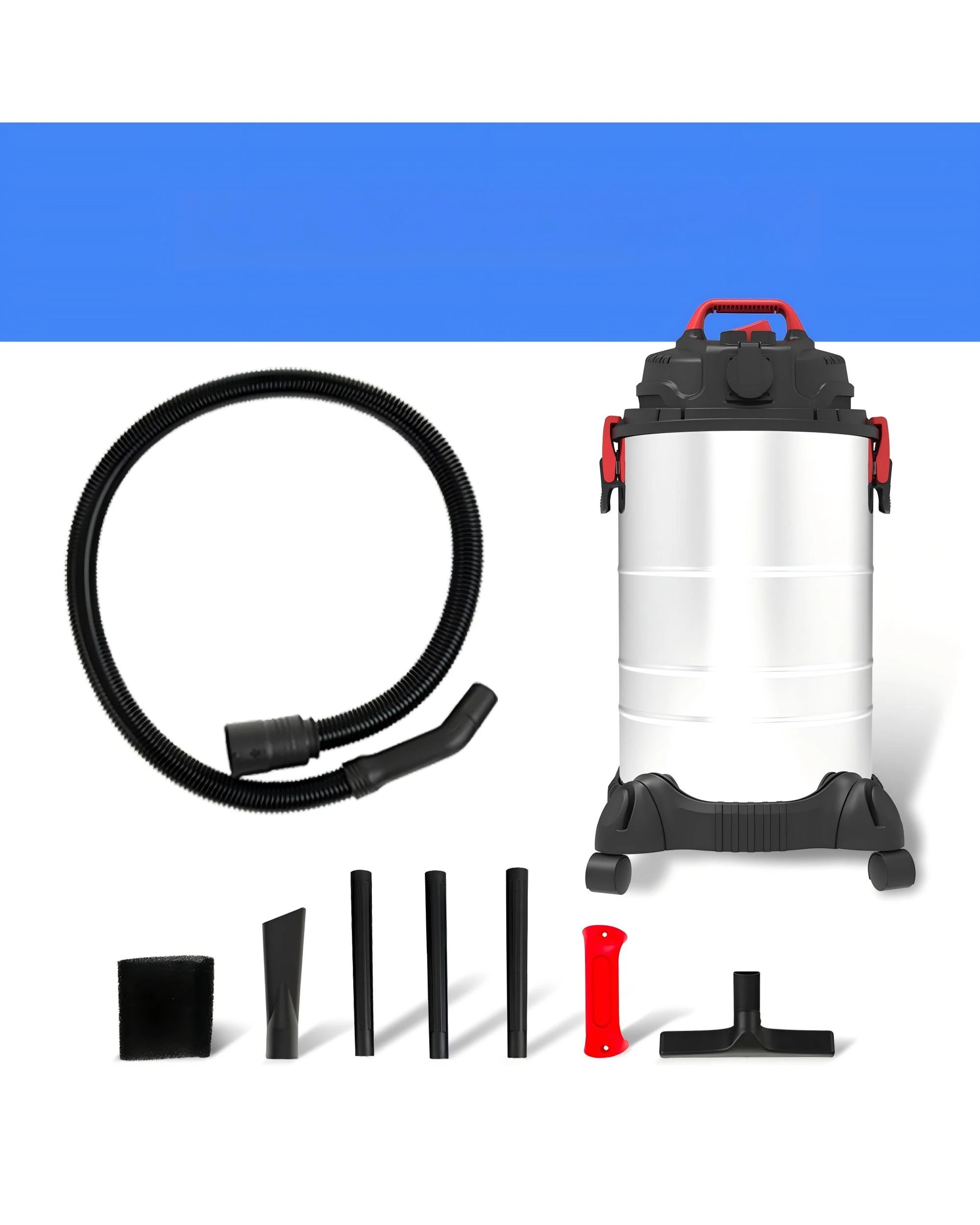 1 Advwin 4 In 1 Wet And Dry Vacuum Cleaner 30l 2000w Blower With High-energy Filter System For Pet Hair Dust Liquid, 1 of 6