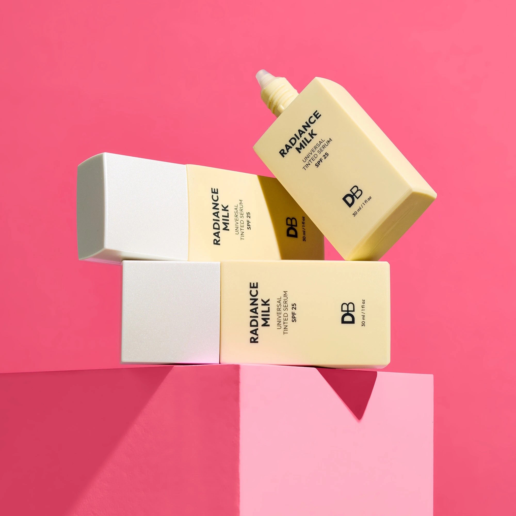 2 DB Designer Brands Radiance Milk Universal Tinted Serum SPF 25, 2 of 4