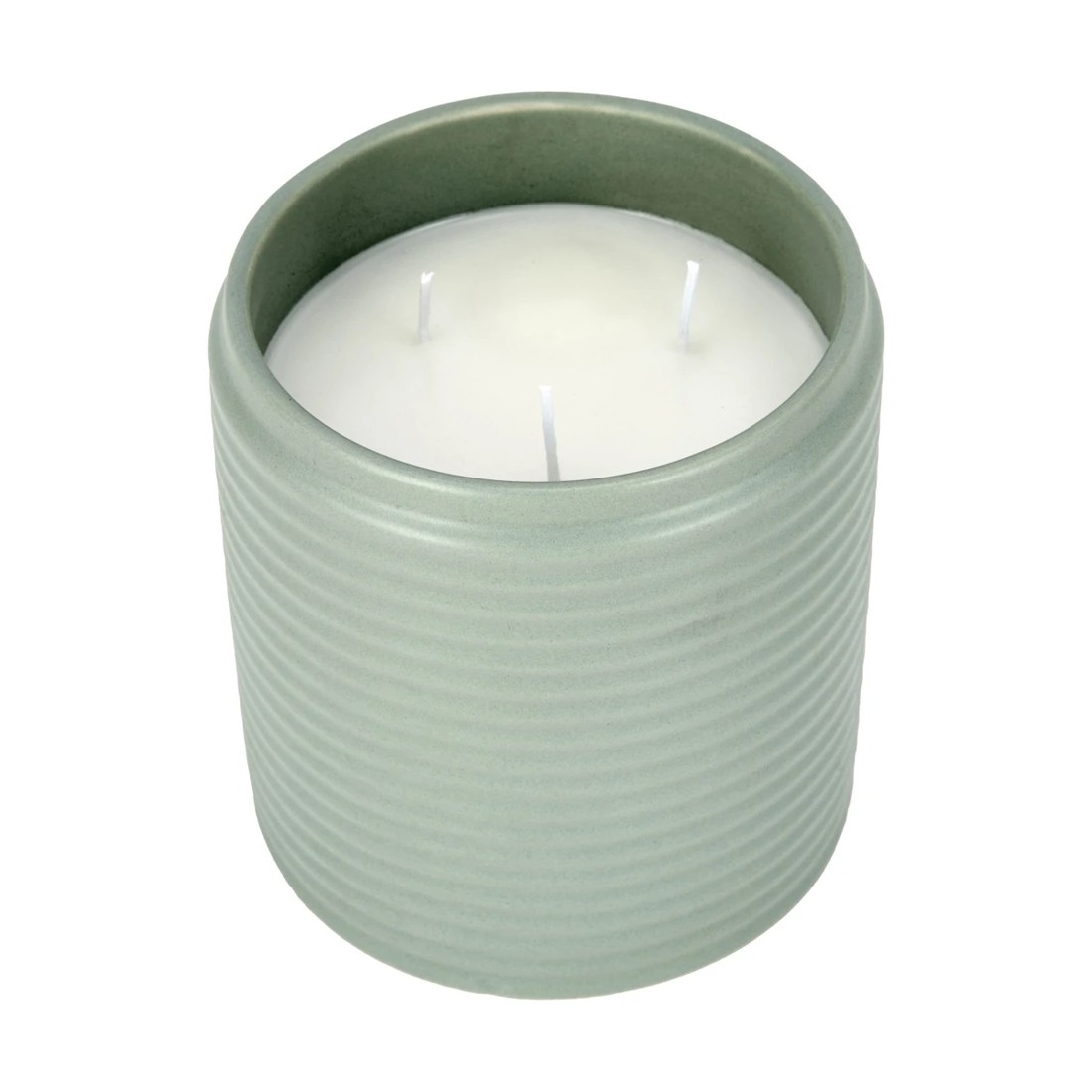 3 XL Sage Ceramic Candle, 3 of 6