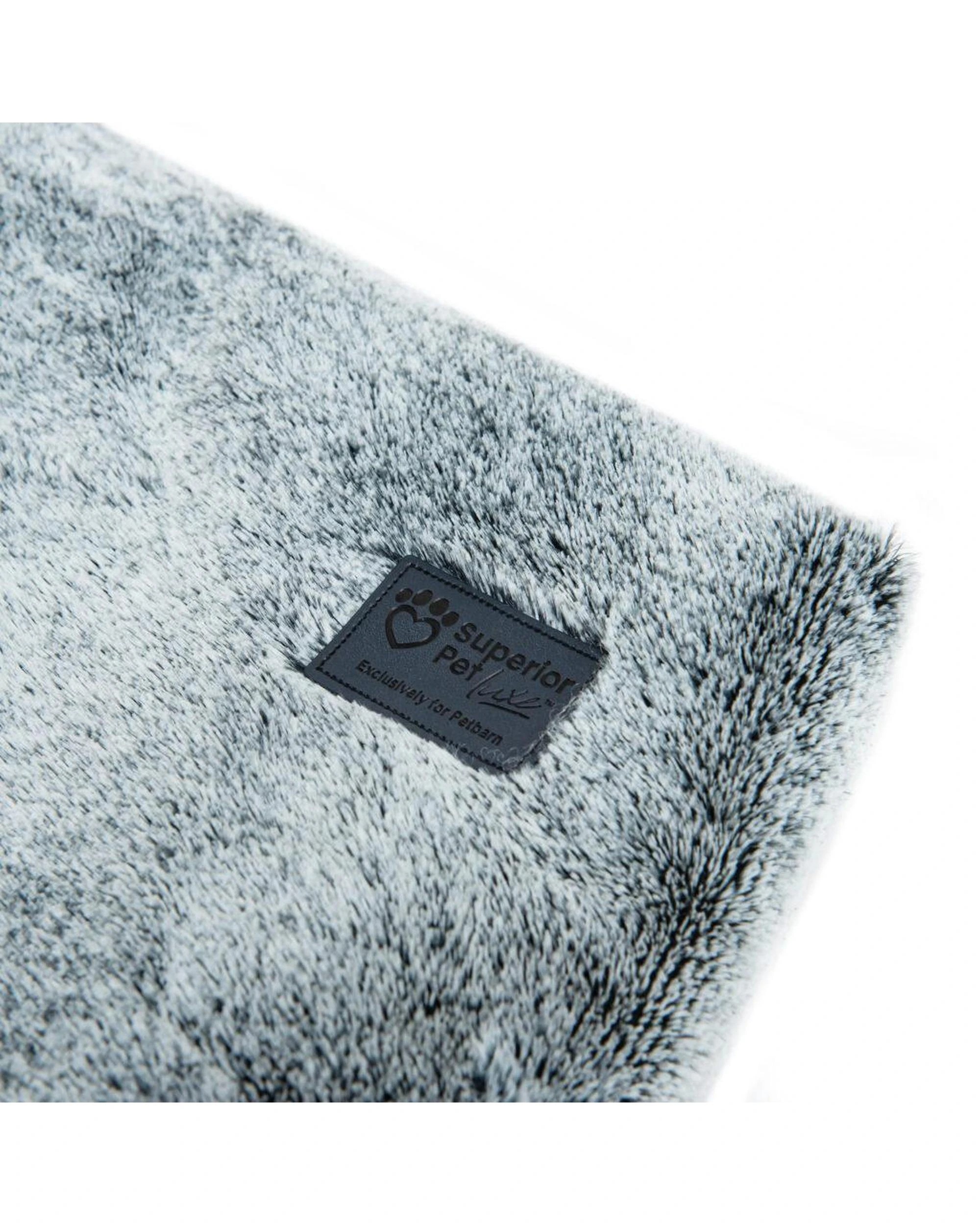 7 Superior Pet Cosy Pet Burrow for Cats & Small Dogs Artic Faux Fur - Grey, 7 of 7