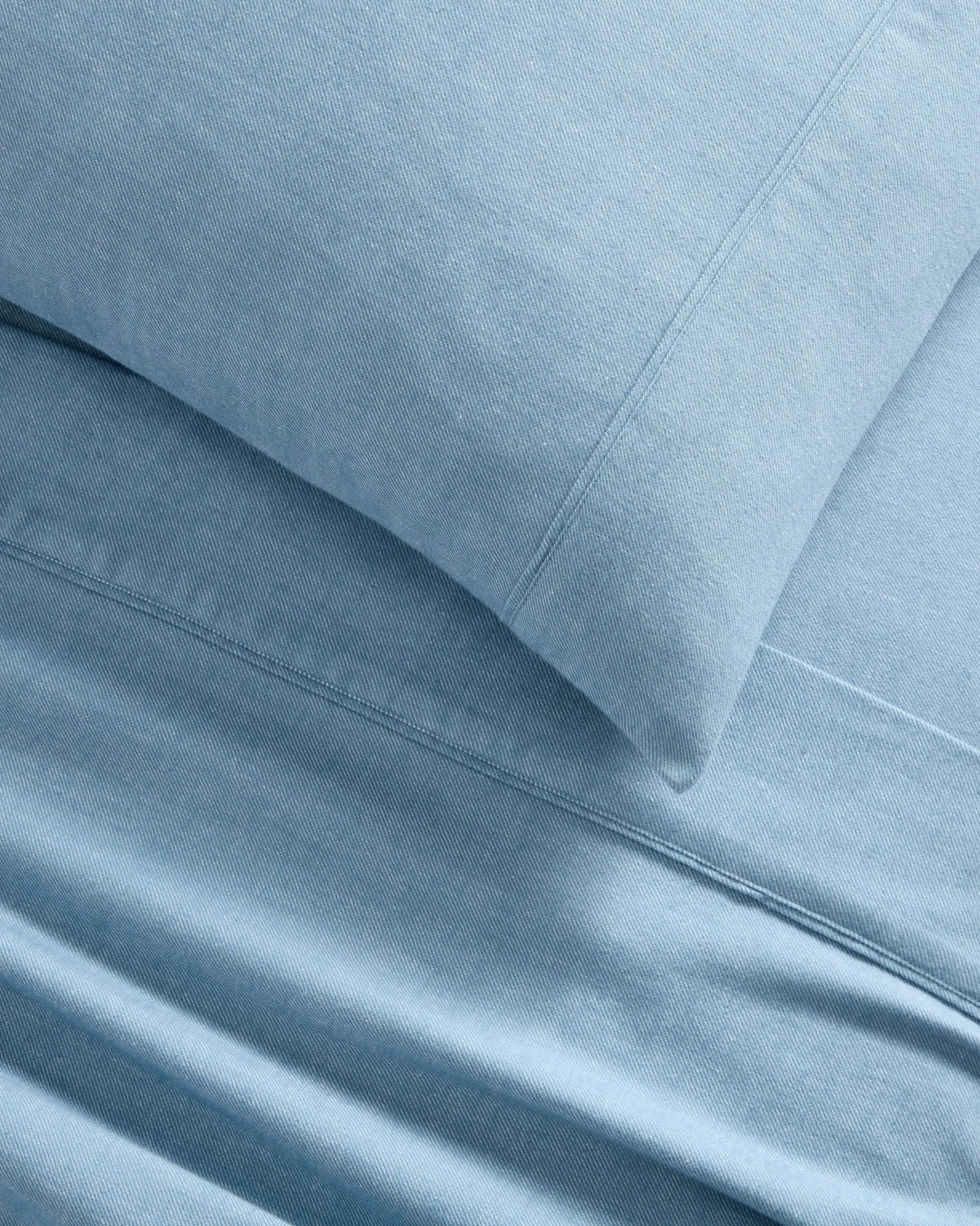 2 Target Kai Flannelette Sheet Set - King Bed - Blue, 2 of 4