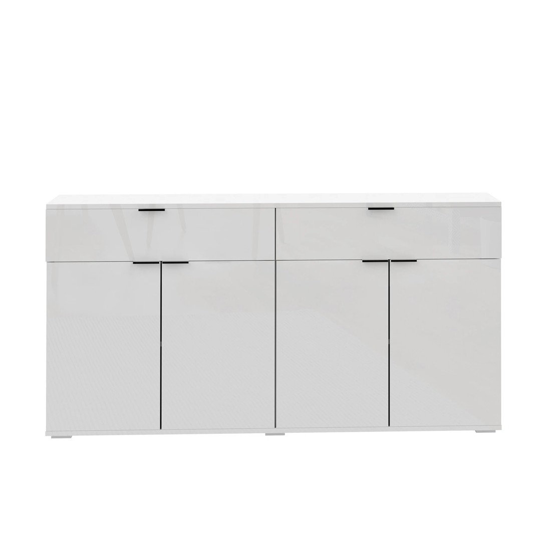 7 Oikiture Sideboard Buffet High Gloss
 - White, 7 of 10
