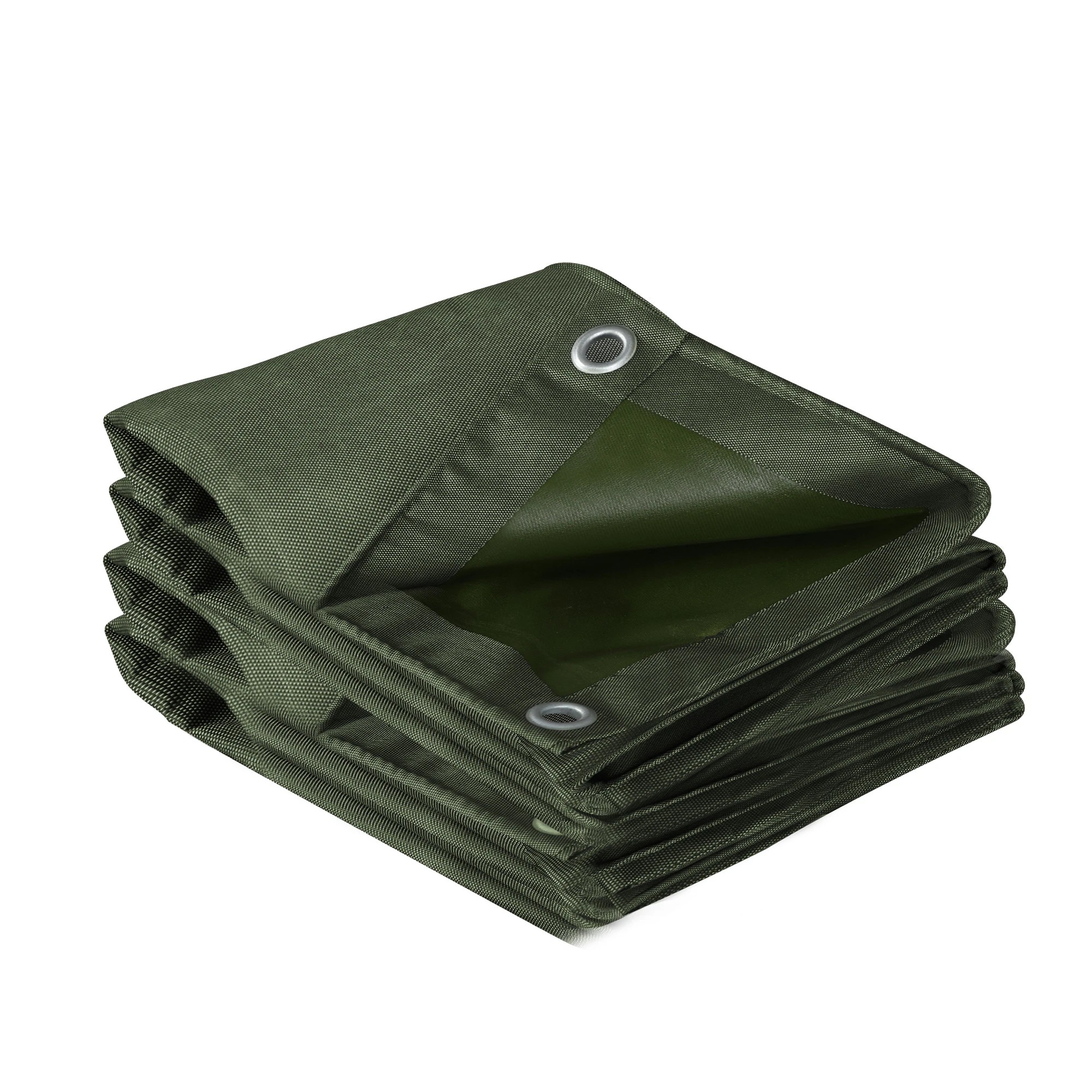 1 Mountview 2X3M Heavy Duty Canvas Tarp Tarpaulin Sun Blocked Dustproof Colour - Green, 1 of 7