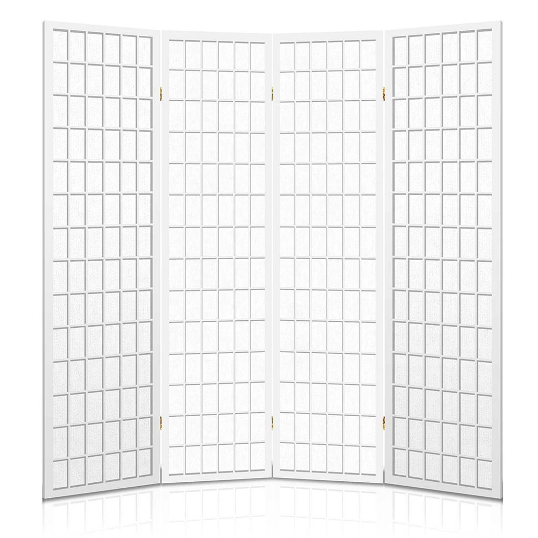 6 Artiss 4 Panel Room Divider Screen 174x179cm
 - white, 6 of 8
