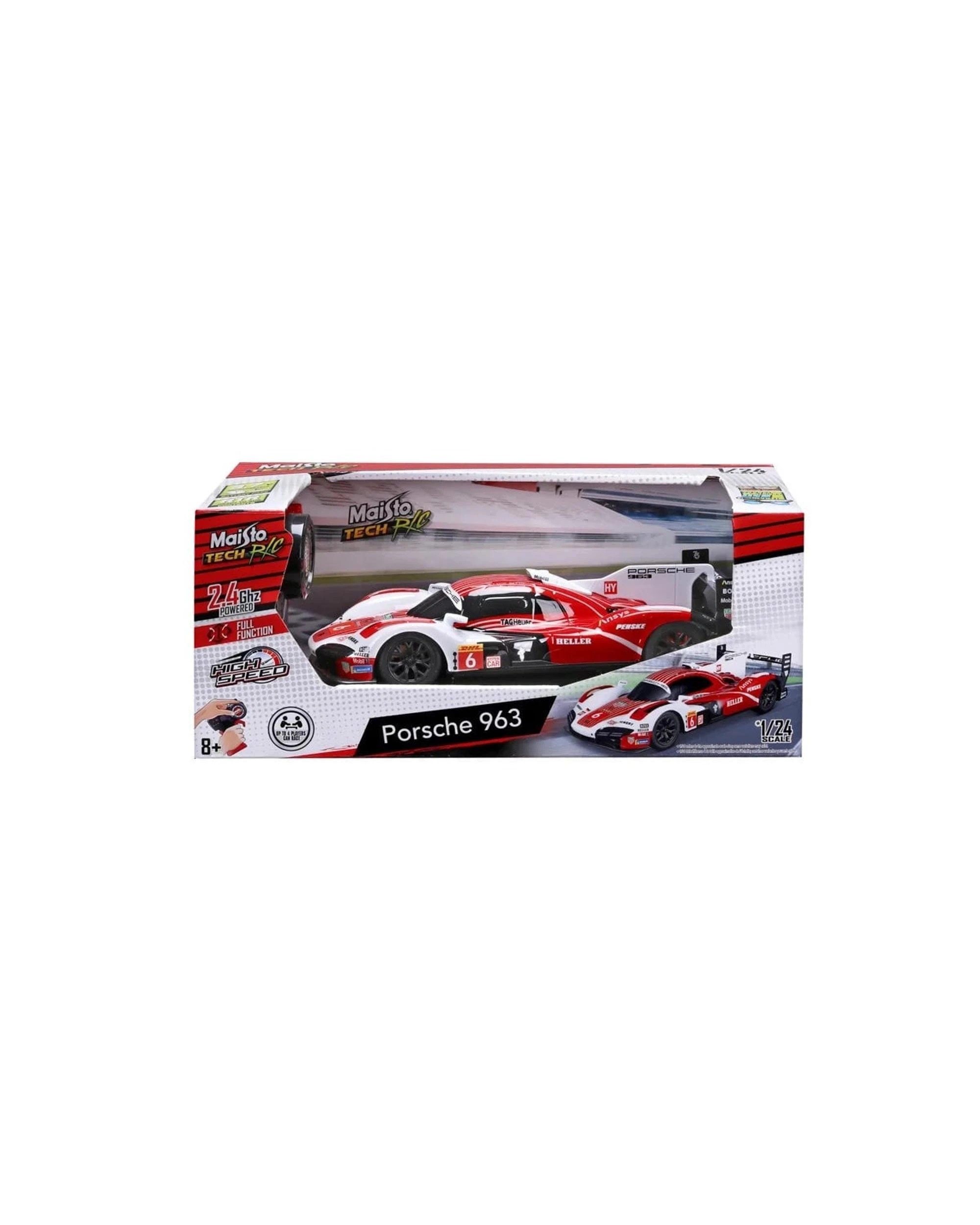 1 Maisto Tech RC Endurance Racer Porsche 963 Penske #6 1:24 Scale Vehicle, 1 of 8