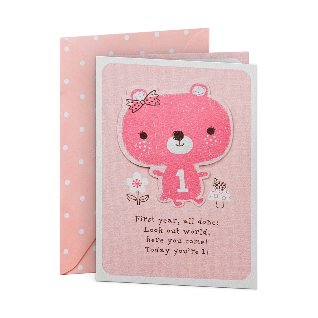 1 Hallmark 1st Birthday Card - Look Out World, 1 of 3