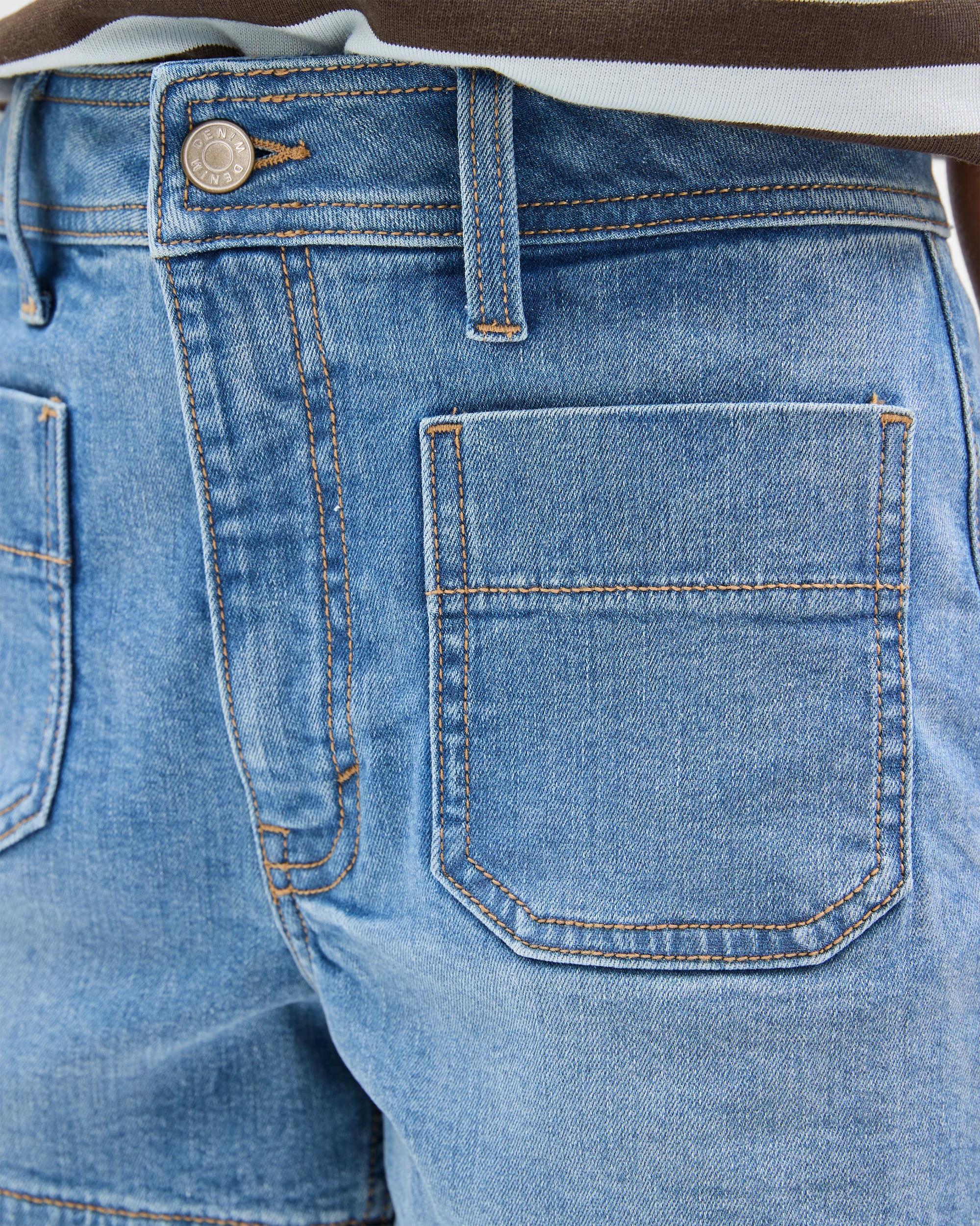 6 Target Petites Denim Shorts - Mila VINTAGE WORN INDIGO, 6 of 7