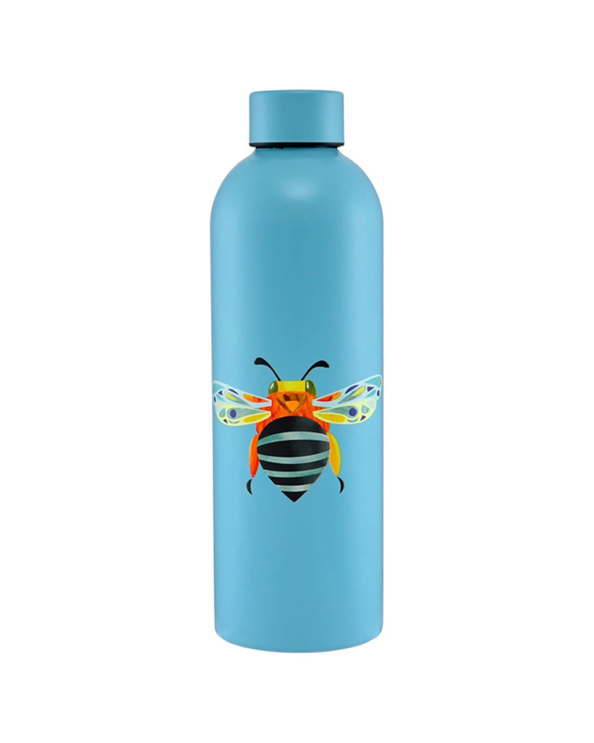 2 Maxwell & Williams 2x Pete Cromer Garden Party Insulated Bottle Set 750ml Banded Bee - Blue, 2 of 5