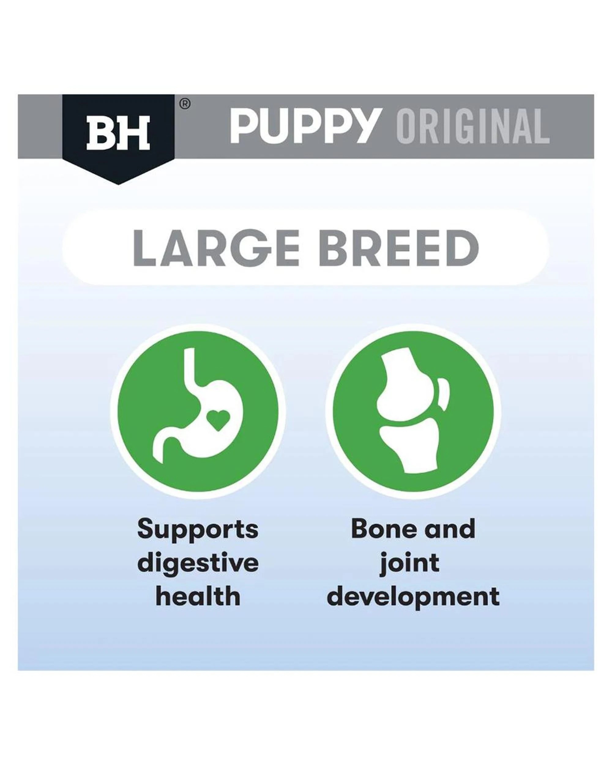 6 Black Hawk Puppy Large Breed Original Dry Dog Food Chicken & Rice 3kg, 6 of 9