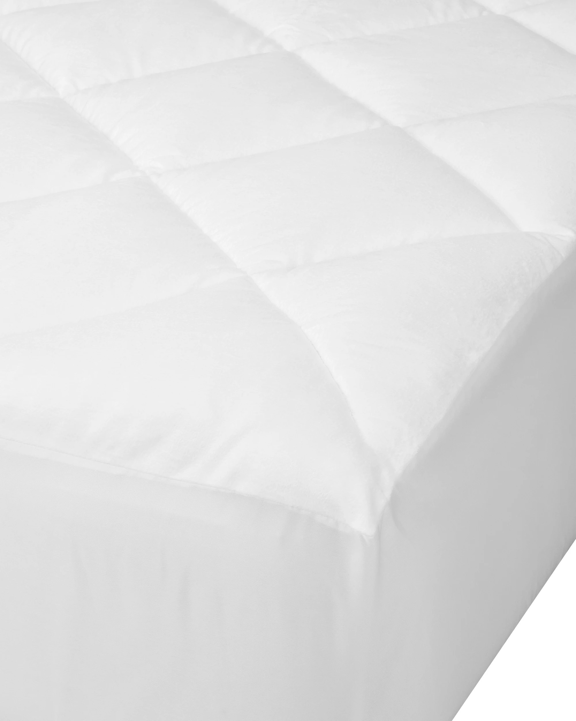 4 Reversible Plush Mattress Topper - Single Bed, White, 4 of 6