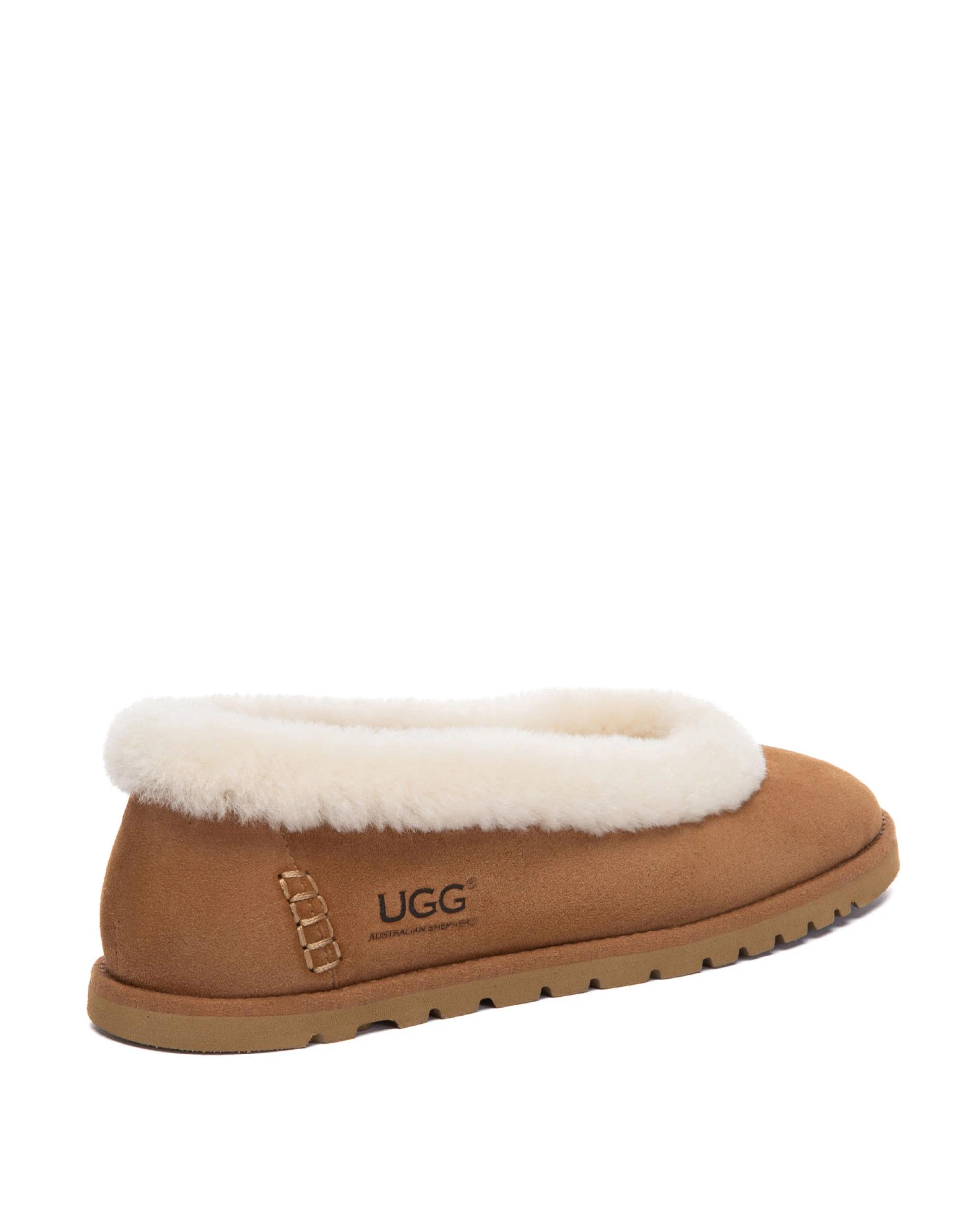 3 Australian Shepherd UGG Womens Milea Slippers CHESTNUT, 3 of 5