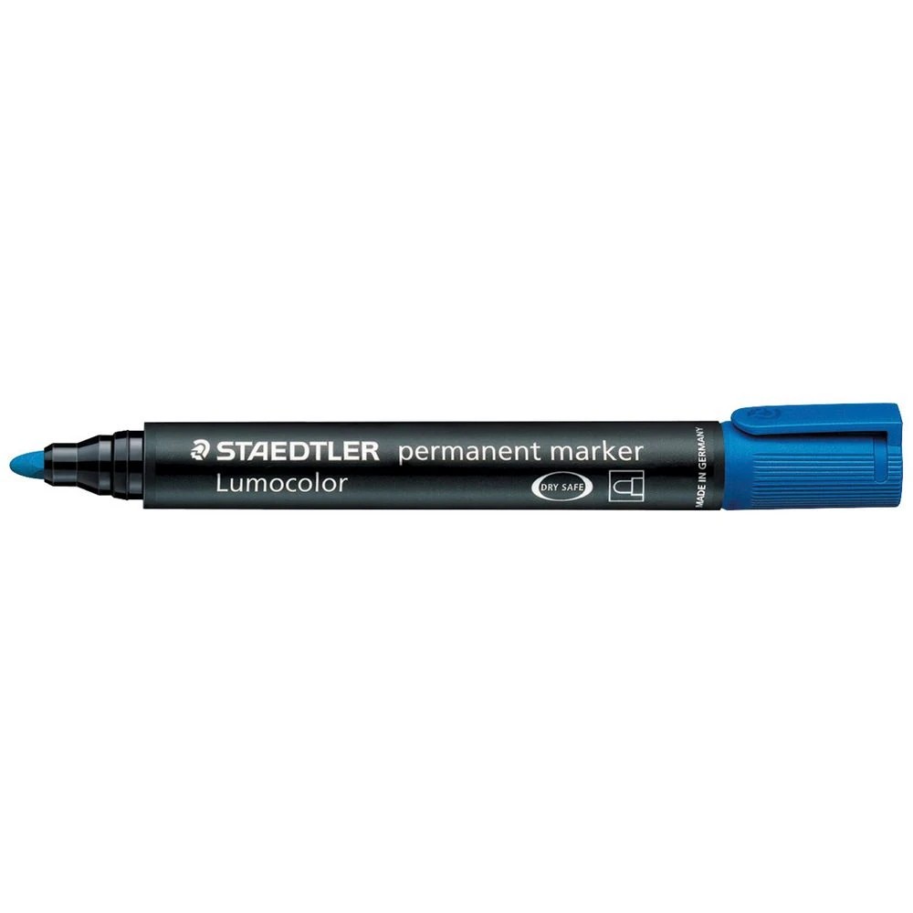 1 Staedtler Lumocolor 352 Permanent Marker Blue, 1 of 4